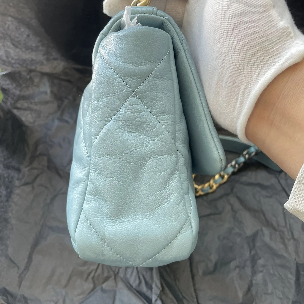 CHANEL 19 Flap Baby Blue Bag CHANEL 19 Flap Baby Blue Bag