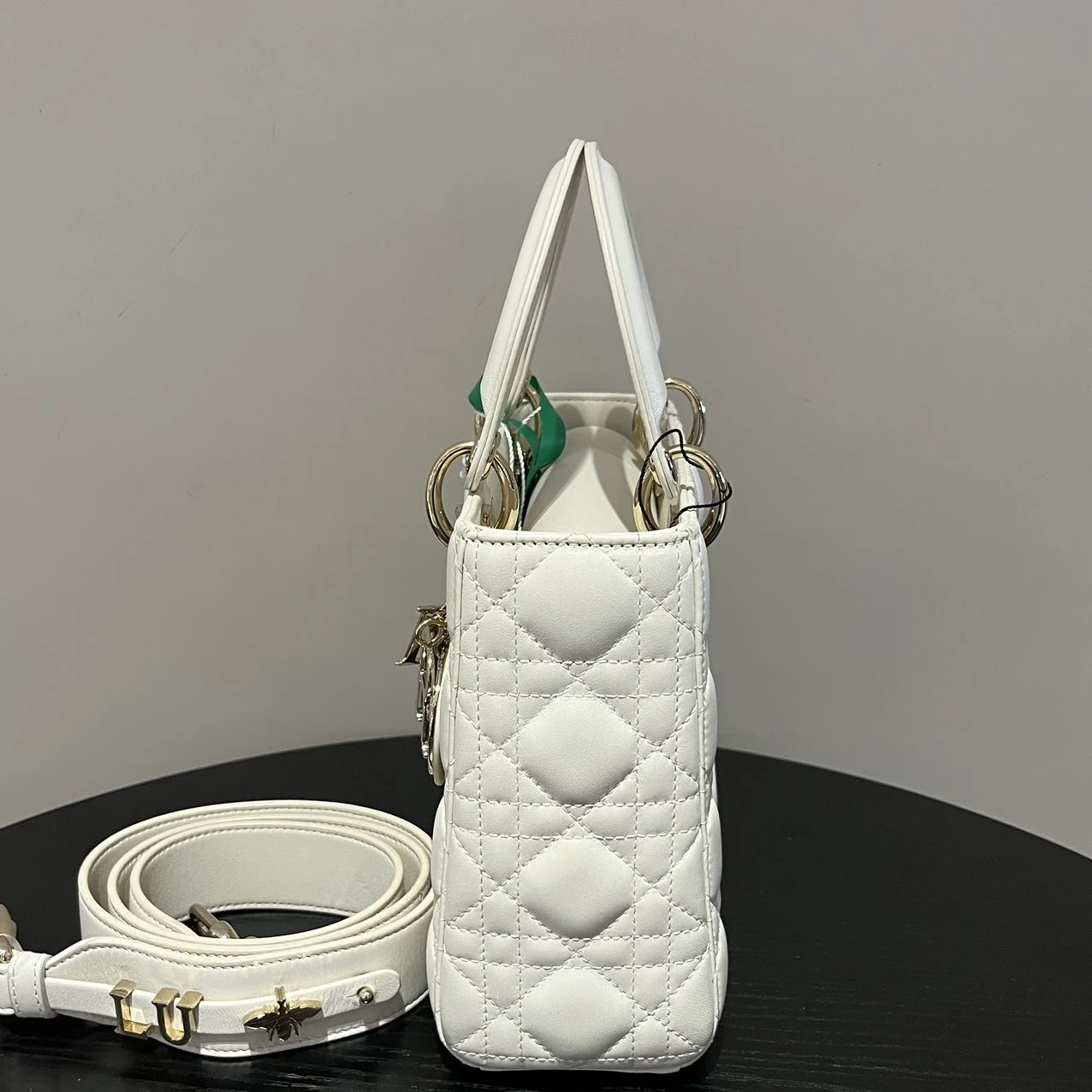 DIOR Small Lady Dior Bag White Lambskin DIOR Small Lady Dior Bag White Lambskin