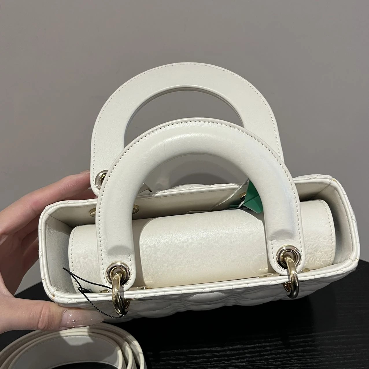 DIOR Small Lady Dior Bag White Lambskin DIOR Small Lady Dior Bag White Lambskin