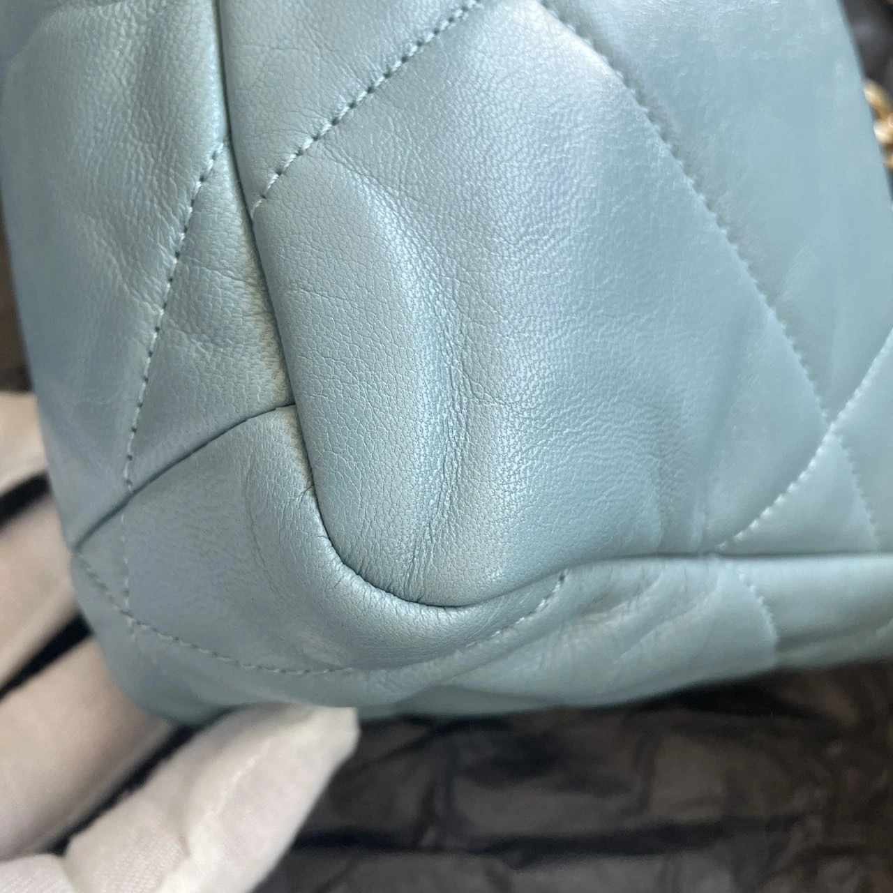 CHANEL 19 Flap Baby Blue Bag CHANEL 19 Flap Baby Blue Bag