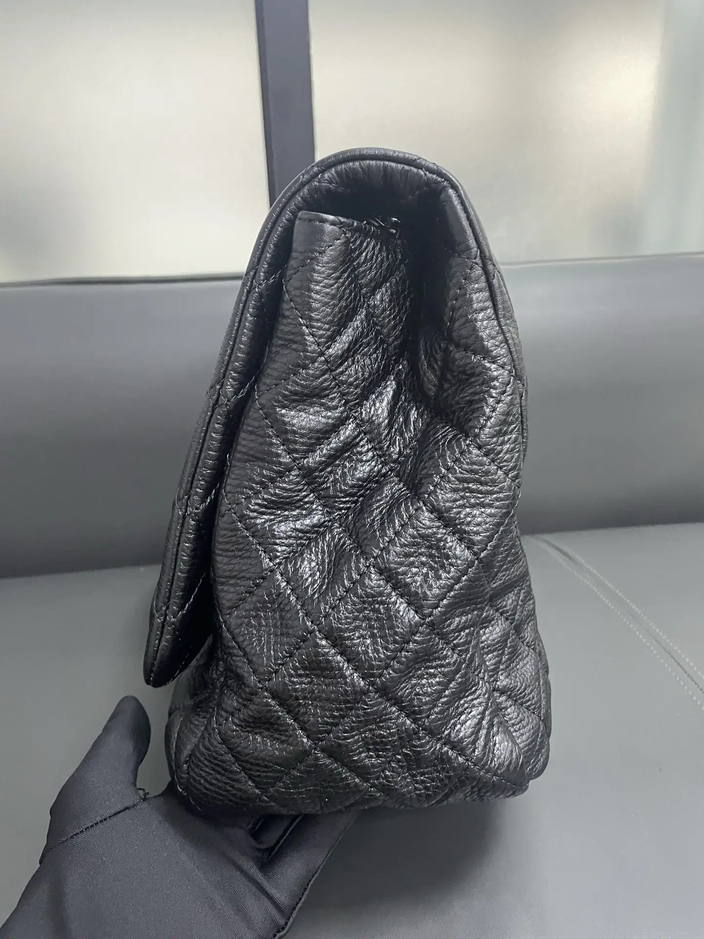 Chanel Black Calfskin Quilted XXL Travel Flap Bag New With Receipt Chanel Black Calfskin Quilted XXL Travel Flap Bag New With Receipt