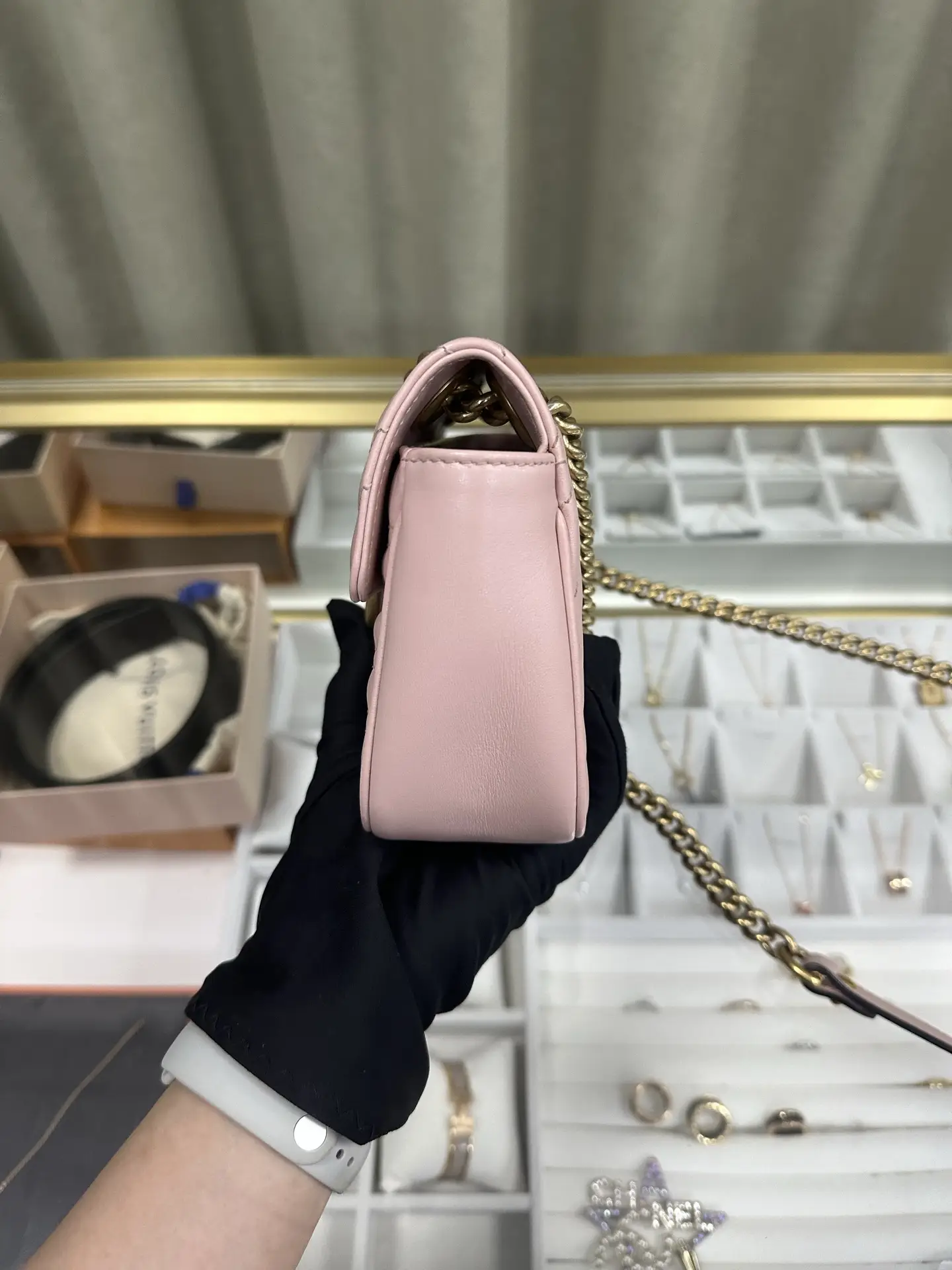 GUCCI GG Marmont Bag Small Pink GUCCI GG Marmont Bag Small Pink