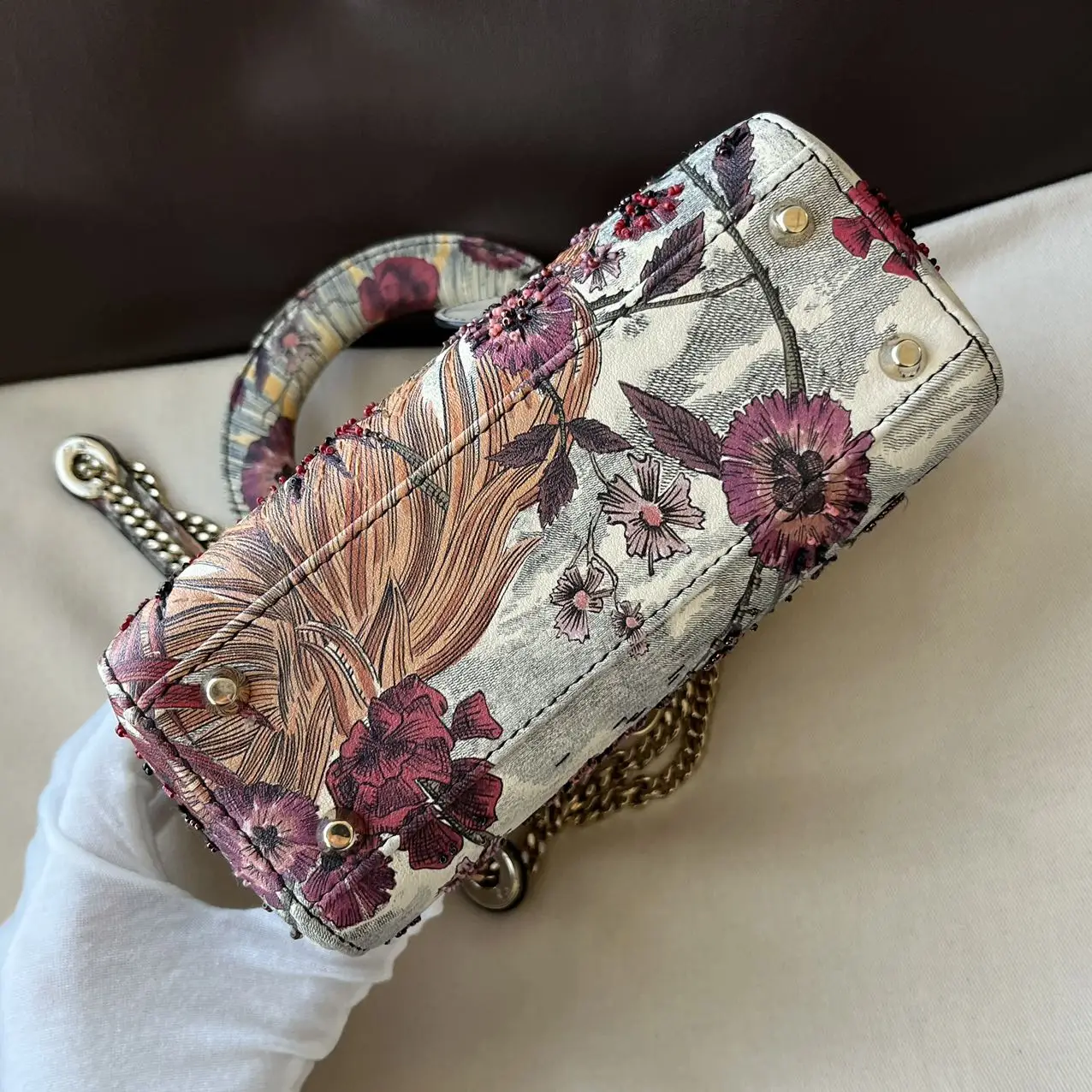 Dior Lady Dior Mini Bag Phoenix Print Dior Lady Dior Mini Bag Phoenix Print