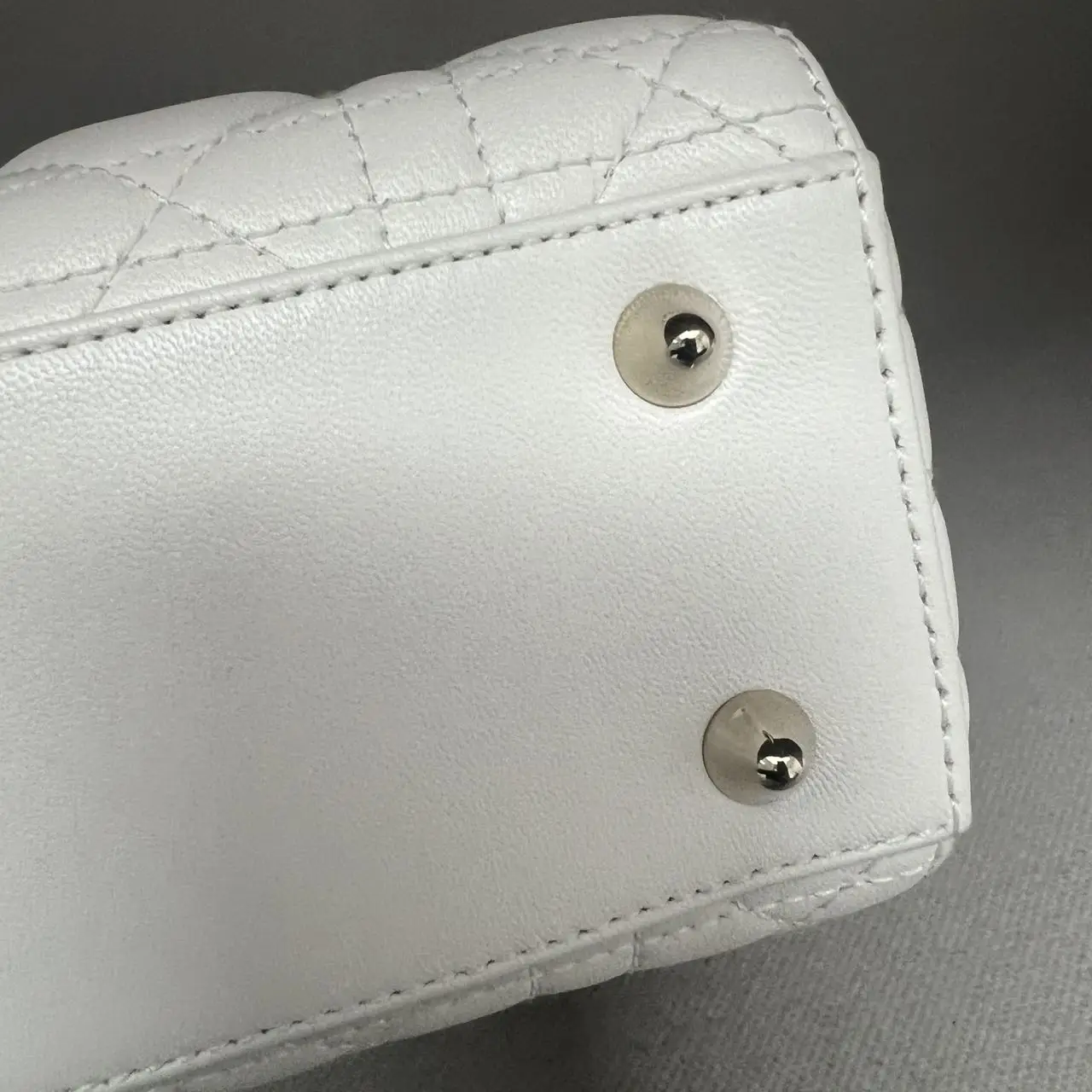 DIOR Small Lady Dior Bag White Lambskin DIOR Small Lady Dior Bag White Lambskin