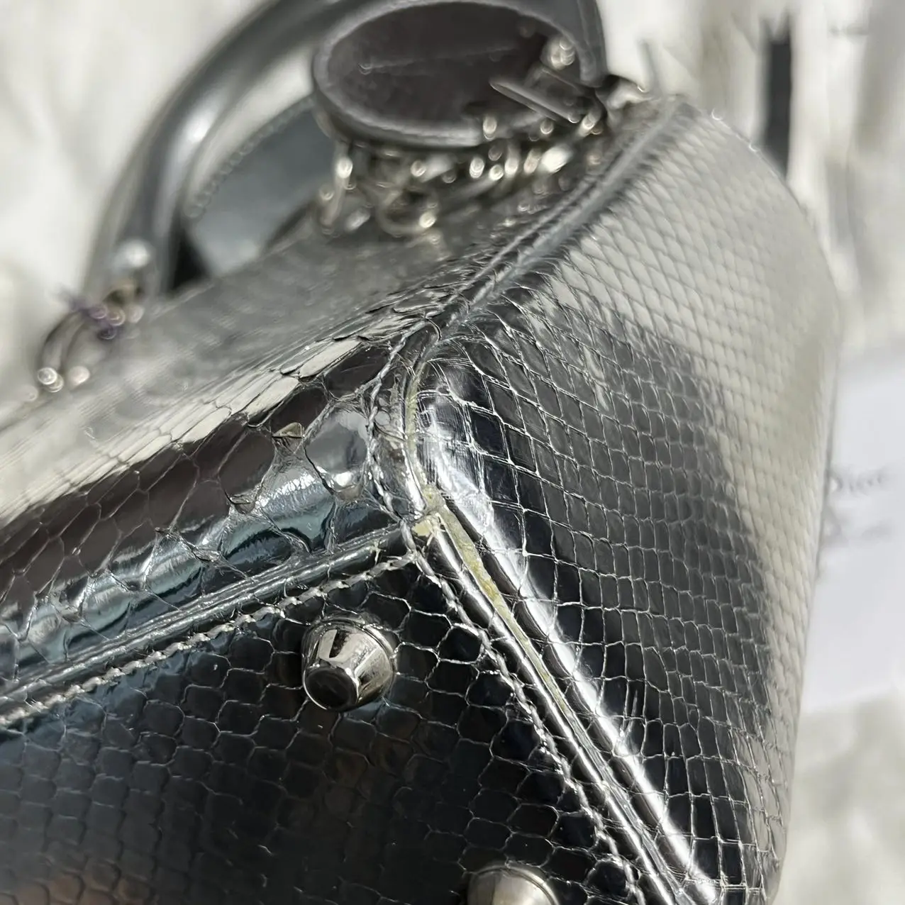 DIOR Mini Lady Dior Bag Python Leather Limited Version DIOR Mini Lady Dior Bag Python Leather Limited Version