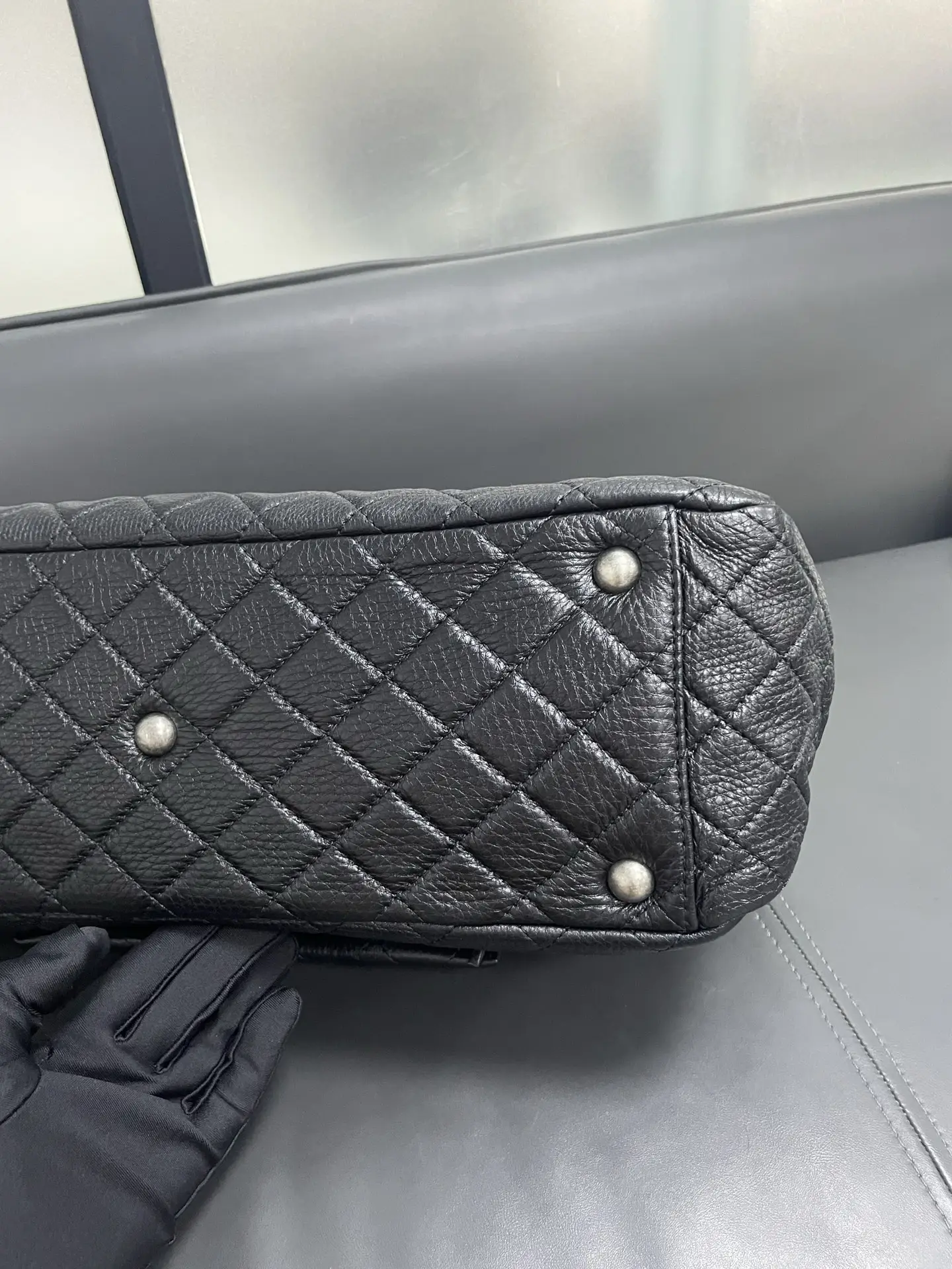 Chanel Black Calfskin Quilted XXL Travel Flap Bag New With Receipt Chanel Black Calfskin Quilted XXL Travel Flap Bag New With Receipt