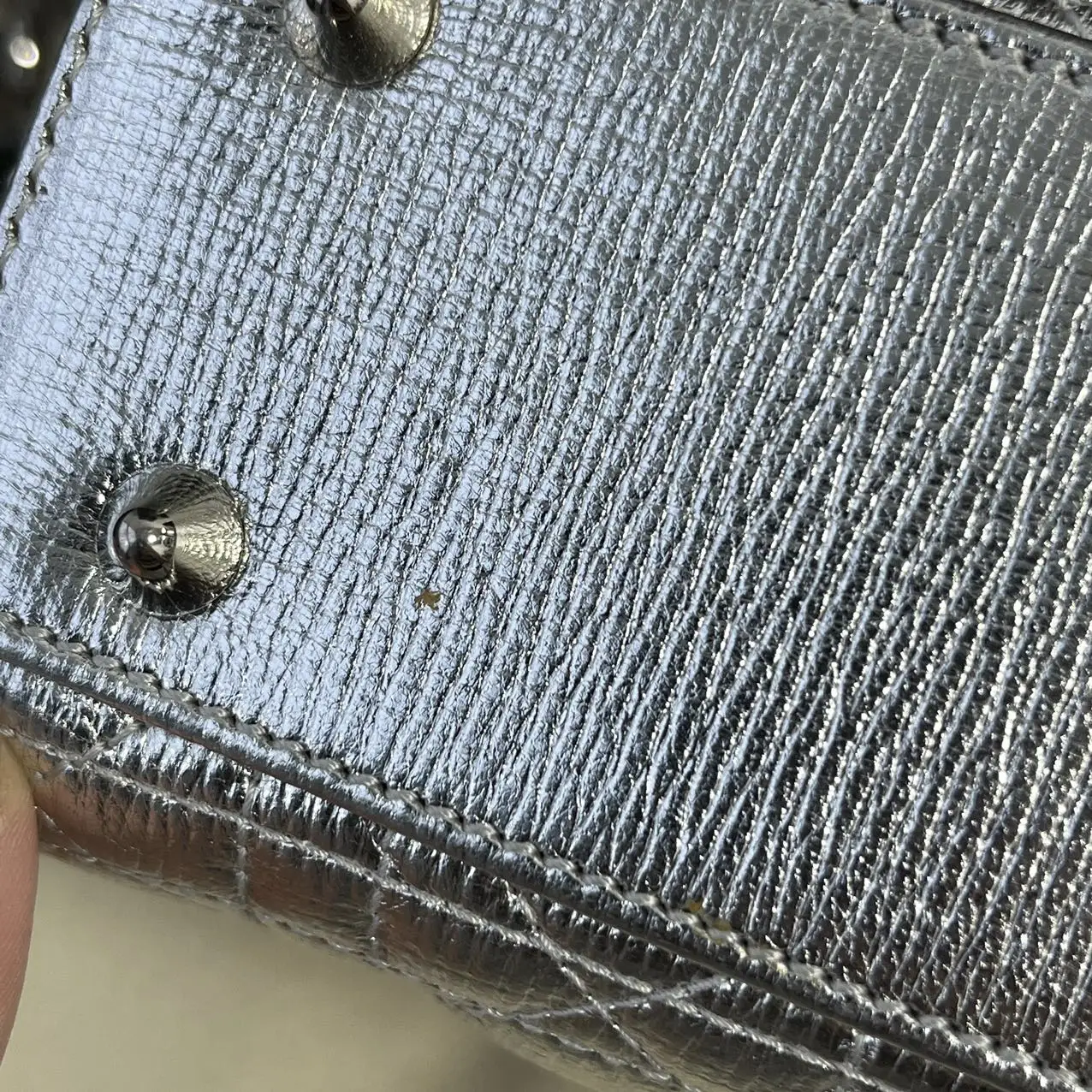 DIOR Small Lady Dior Metallic Grained Calfskin My ABC Bag DIOR Small Lady Dior Metallic Grained Calfskin My ABC Bag