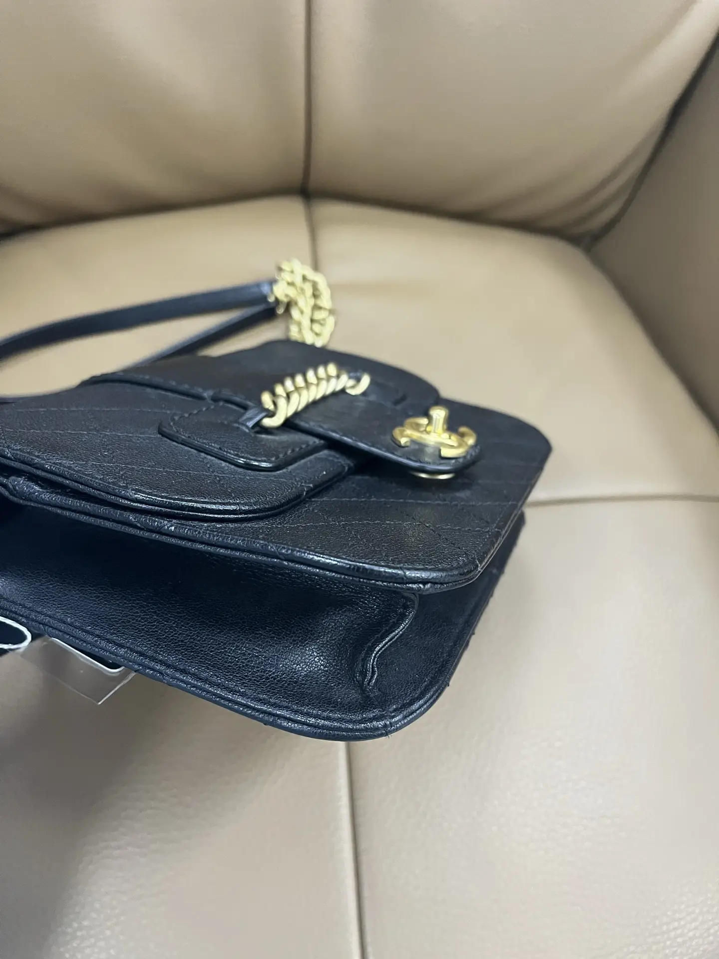 Chanel Coco Mark Chain Shoulder Bag Black Chanel Coco Mark Chain Shoulder Bag Black