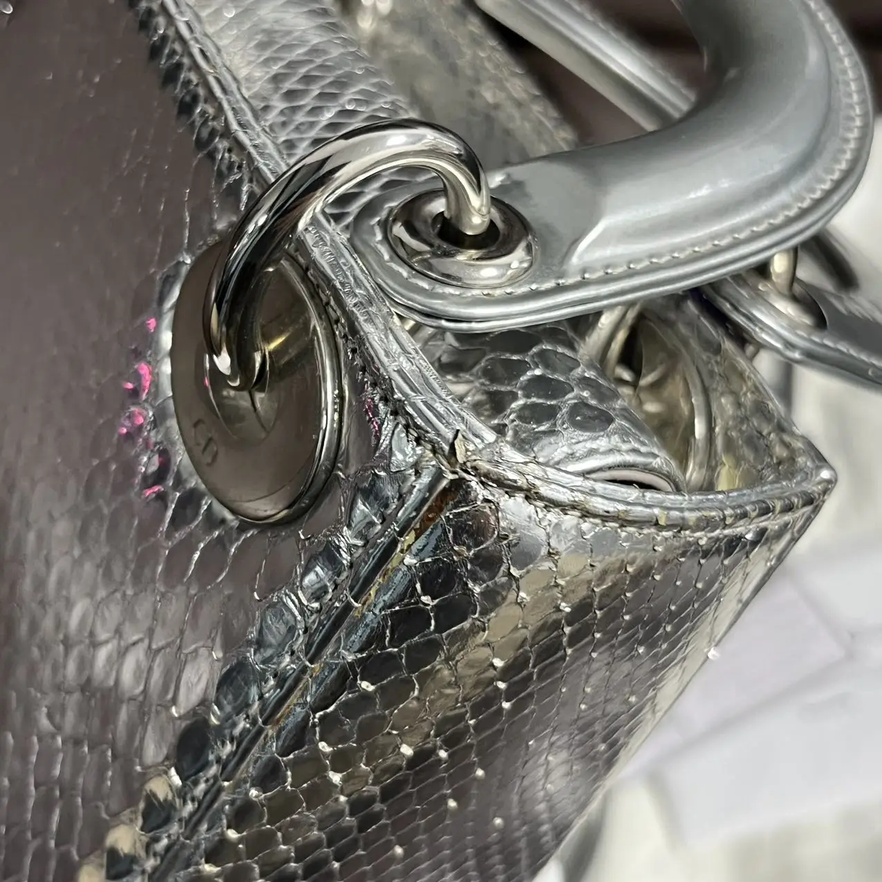 DIOR Mini Lady Dior Bag Python Leather Limited Version DIOR Mini Lady Dior Bag Python Leather Limited Version