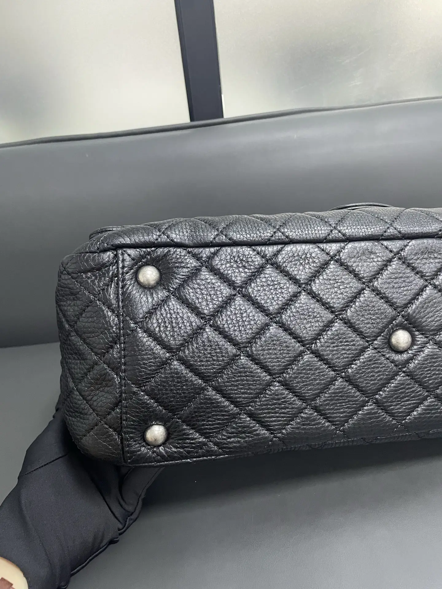 Chanel Black Calfskin Quilted XXL Travel Flap Bag New With Receipt Chanel Black Calfskin Quilted XXL Travel Flap Bag New With Receipt