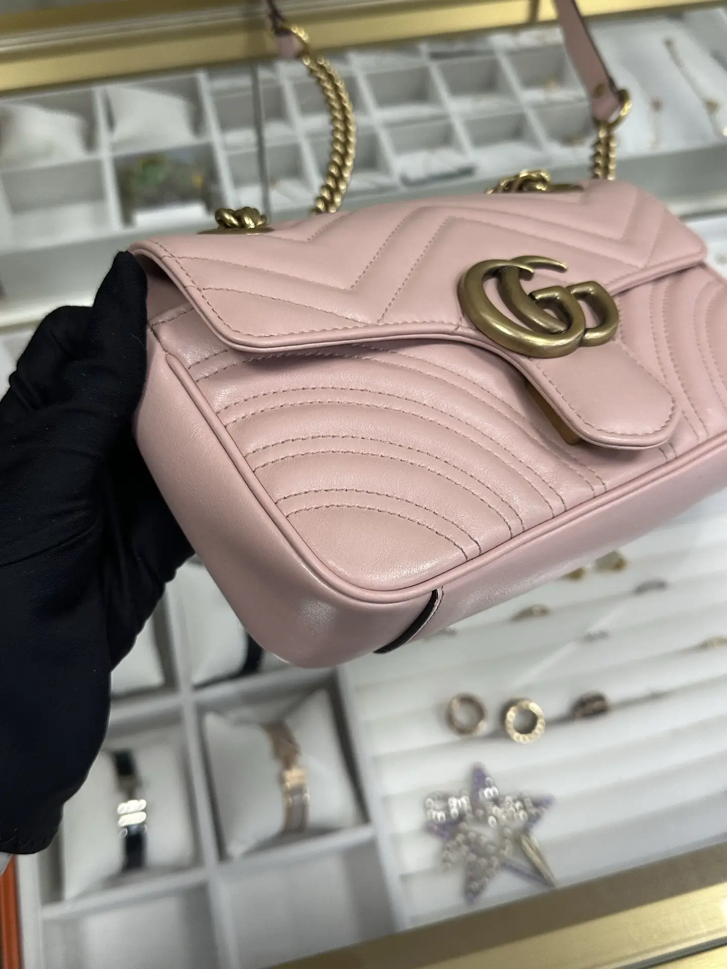GUCCI GG Marmont Bag Small Pink GUCCI GG Marmont Bag Small Pink