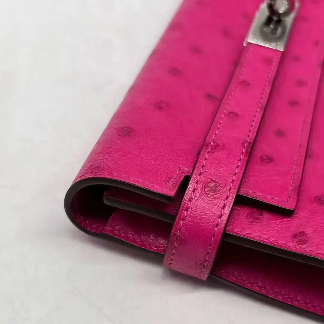 Hermès Kelly Long Money Holder E5 Rose Tyrien Hermès Kelly Long Money Holder E5 Rose Tyrien