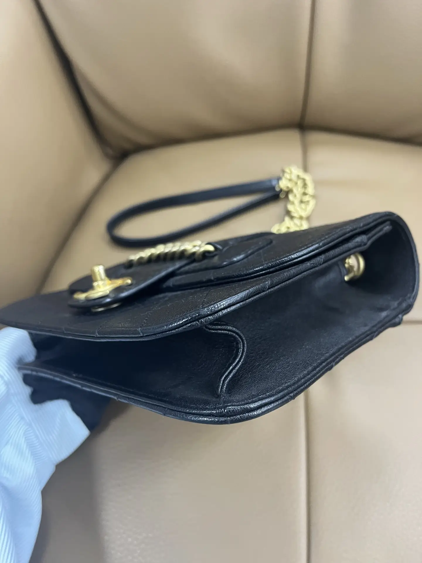 Chanel Coco Mark Chain Shoulder Bag Black Chanel Coco Mark Chain Shoulder Bag Black