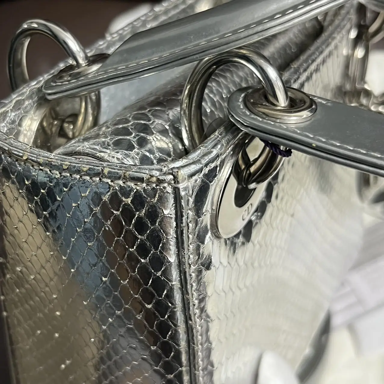 DIOR Mini Lady Dior Bag Python Leather Limited Version DIOR Mini Lady Dior Bag Python Leather Limited Version