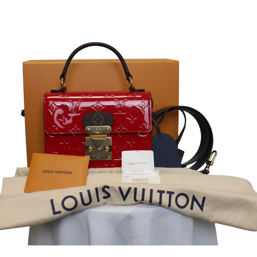 LOUIS VUITTON Monogram Vernis Spring Street PM Handbags New LOUIS VUITTON Monogram Vernis Spring Street PM Handbags New