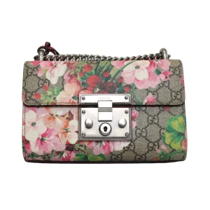 Gucci GG Blooms Padlock Shoulder Bag