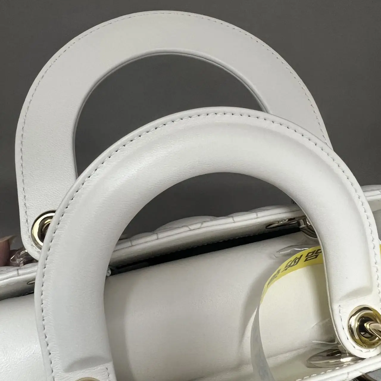 DIOR Small Lady Dior Bag White Lambskin DIOR Small Lady Dior Bag White Lambskin