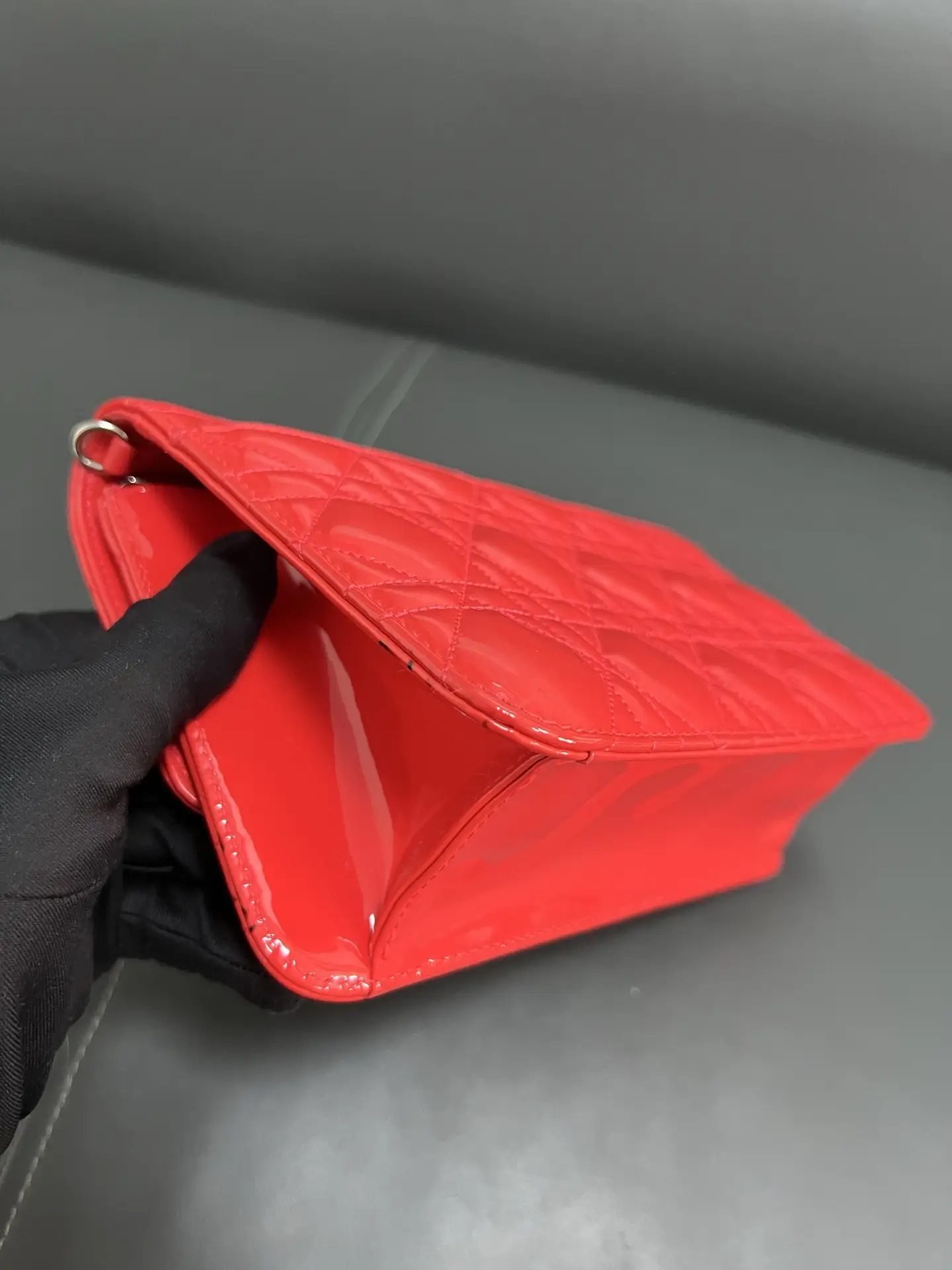 DIOR Christian Dior Miss Dior Chain Wallet Red DIOR Christian Dior Miss Dior Chain Wallet Red