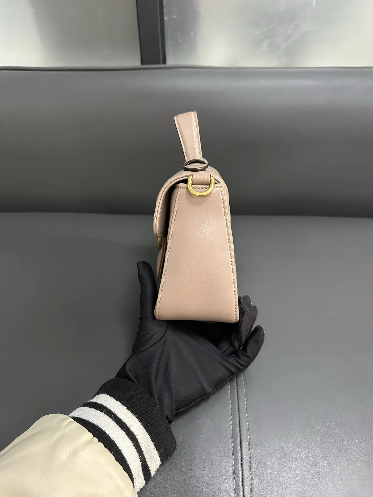 GUCCI GG Marmont Small Top Handle Bag GUCCI GG Marmont Small Top Handle Bag