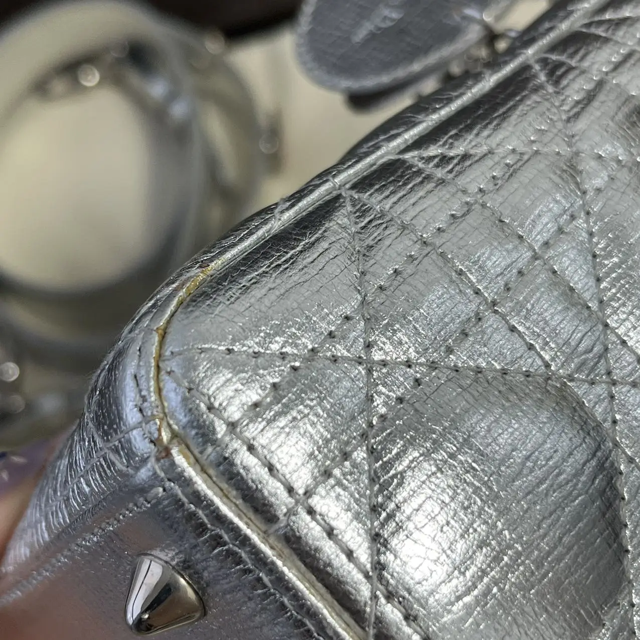 DIOR Small Lady Dior Metallic Grained Calfskin My ABC Bag DIOR Small Lady Dior Metallic Grained Calfskin My ABC Bag