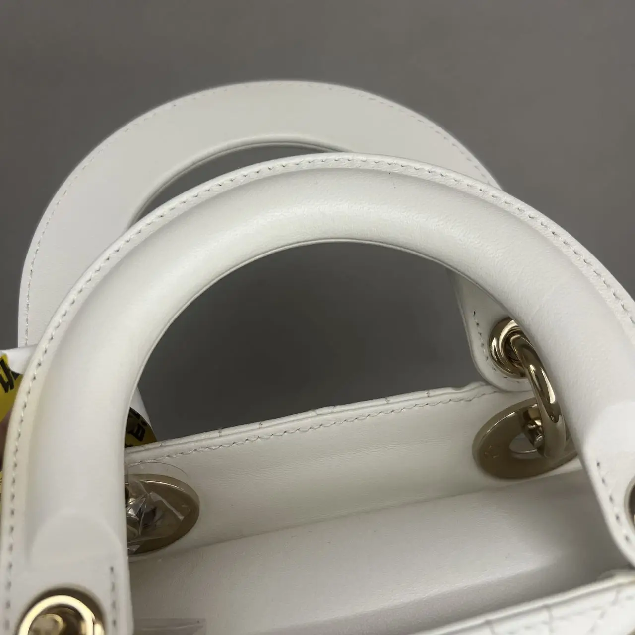 DIOR Small Lady Dior Bag White Lambskin DIOR Small Lady Dior Bag White Lambskin