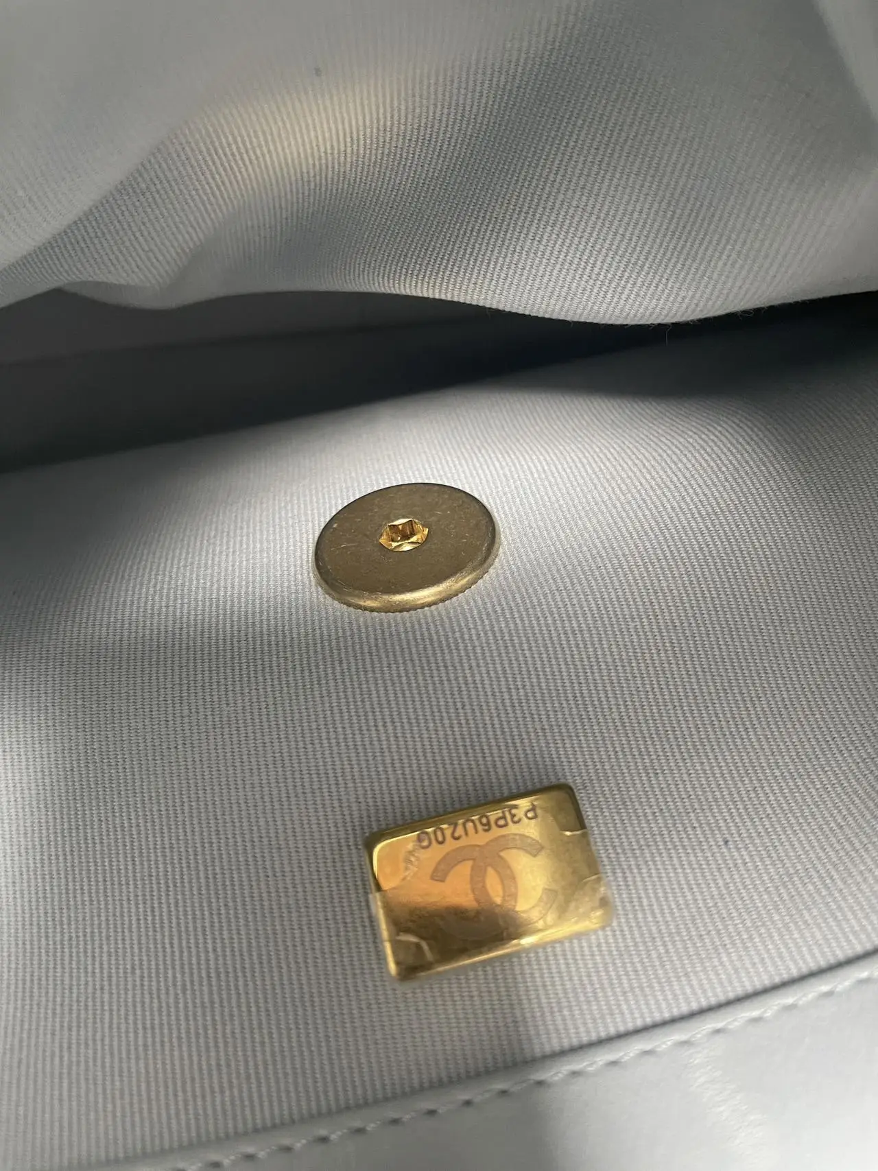 CHANEL 19 Flap Baby Blue Bag CHANEL 19 Flap Baby Blue Bag