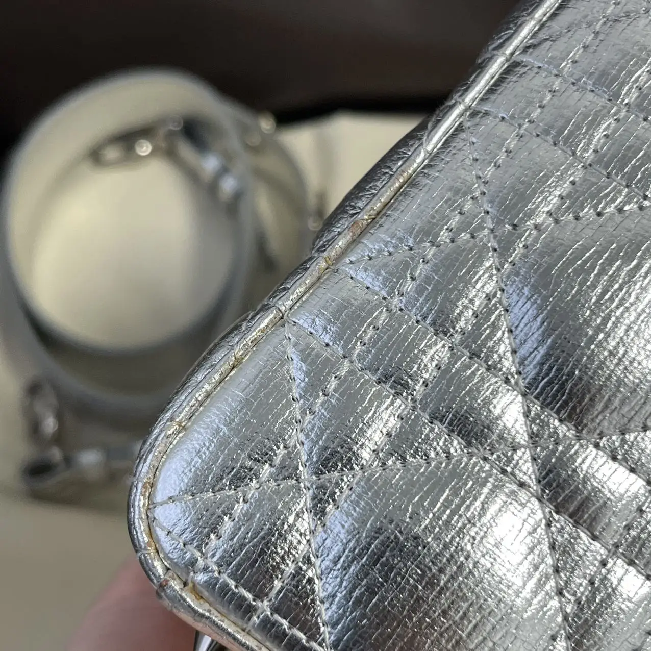 DIOR Small Lady Dior Metallic Grained Calfskin My ABC Bag DIOR Small Lady Dior Metallic Grained Calfskin My ABC Bag