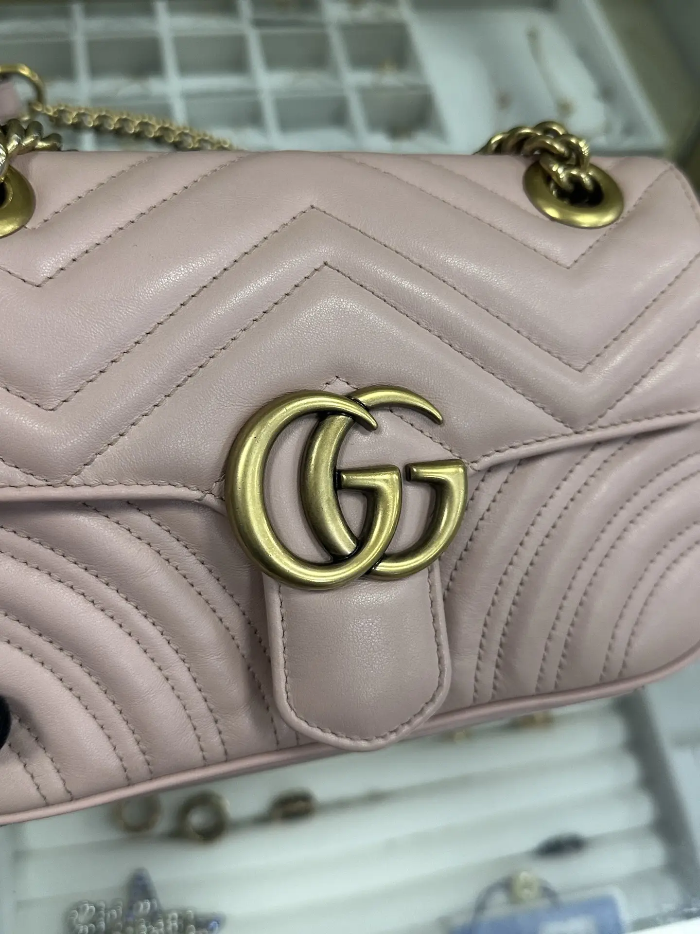 GUCCI GG Marmont Bag Small Pink GUCCI GG Marmont Bag Small Pink