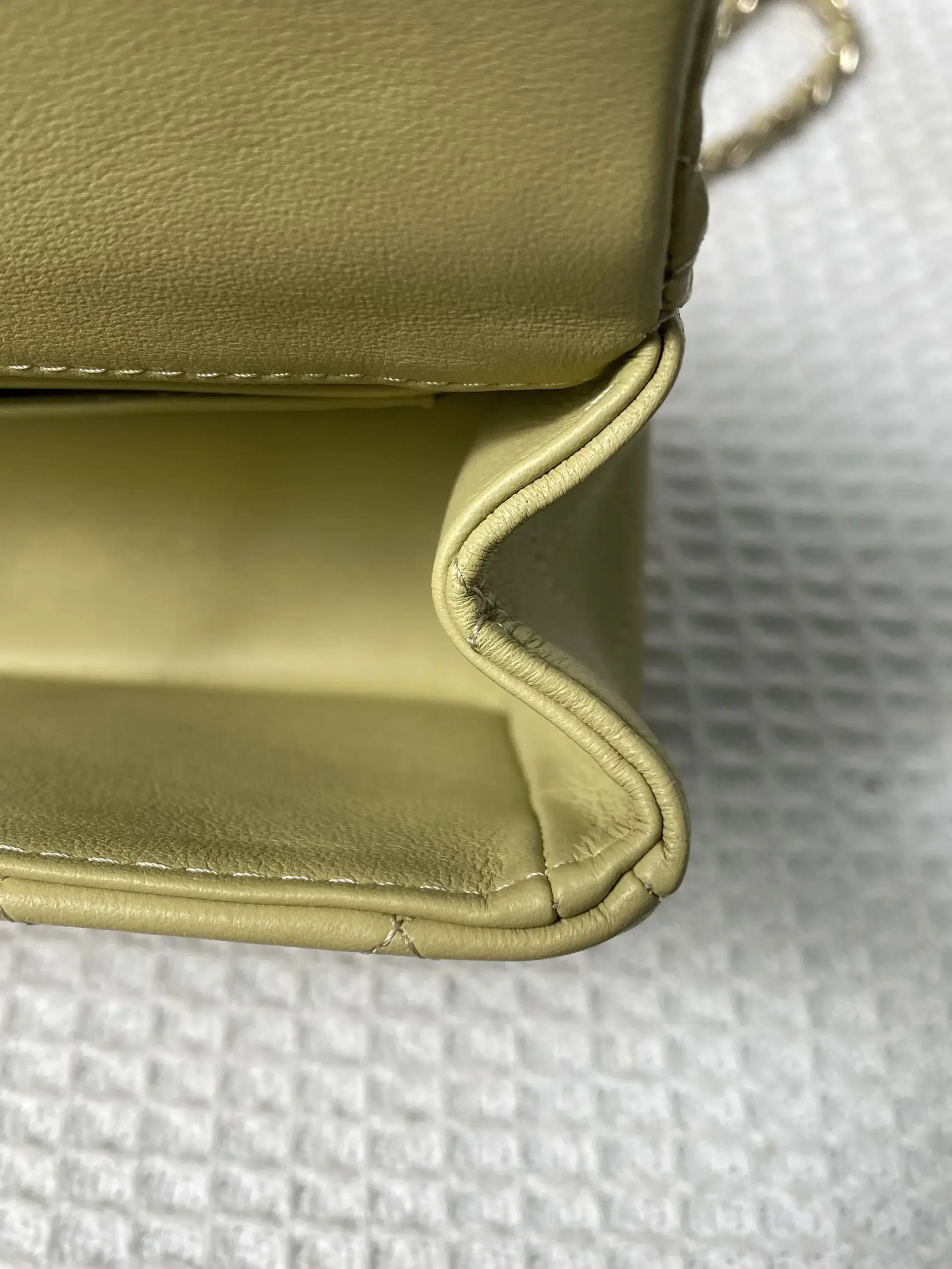 Chanel Mini Rectangular Classic Top Handle Flap Bag Yellow Lambskin Chanel Mini Rectangular Classic Top Handle Flap Bag Yellow Lambskin