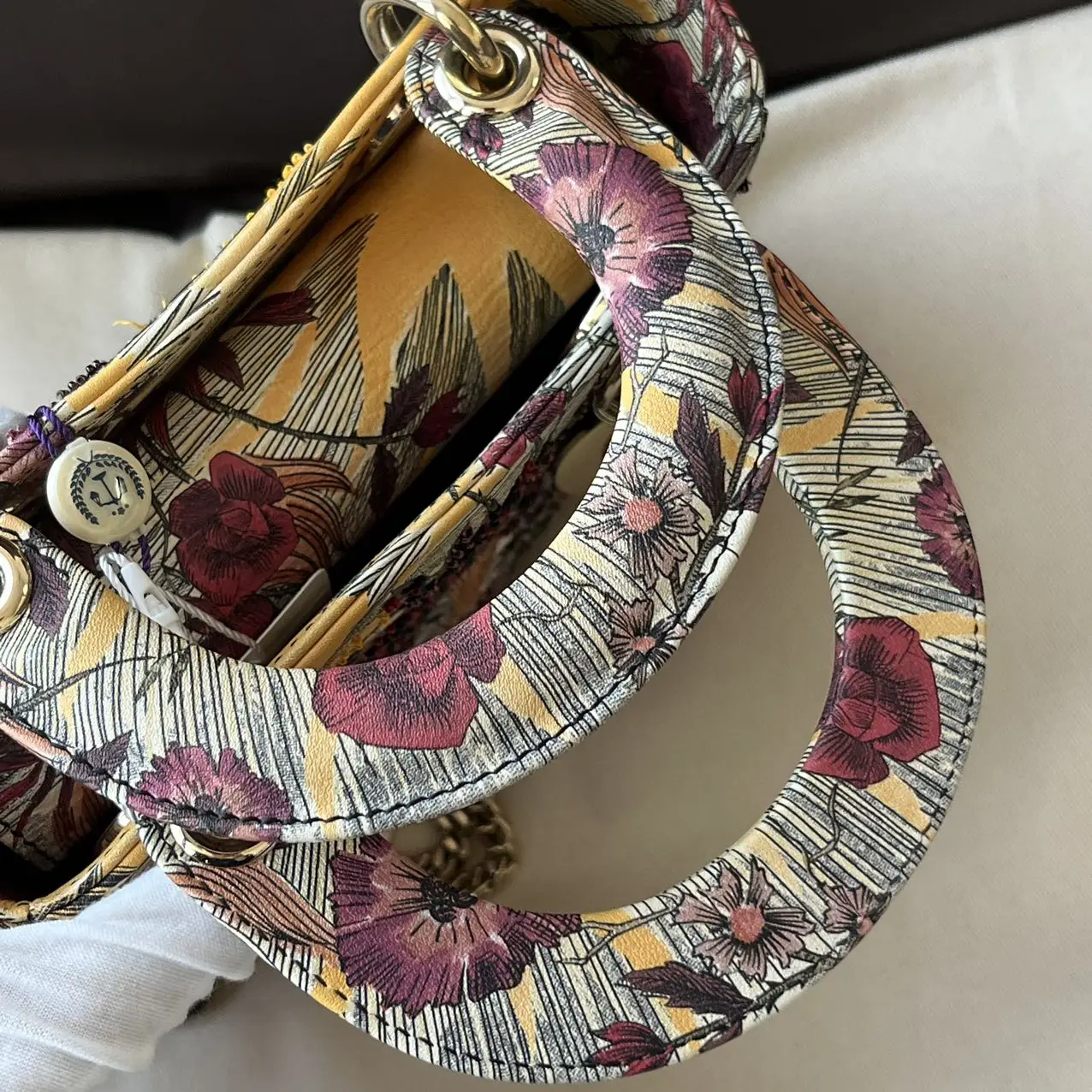 Dior Lady Dior Mini Bag Phoenix Print Dior Lady Dior Mini Bag Phoenix Print