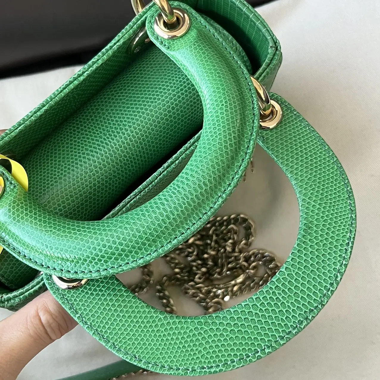 DIOR Mini Lady Dior Bag Python Leather Limited Version DIOR Mini Lady Dior Bag Python Leather Limited Version