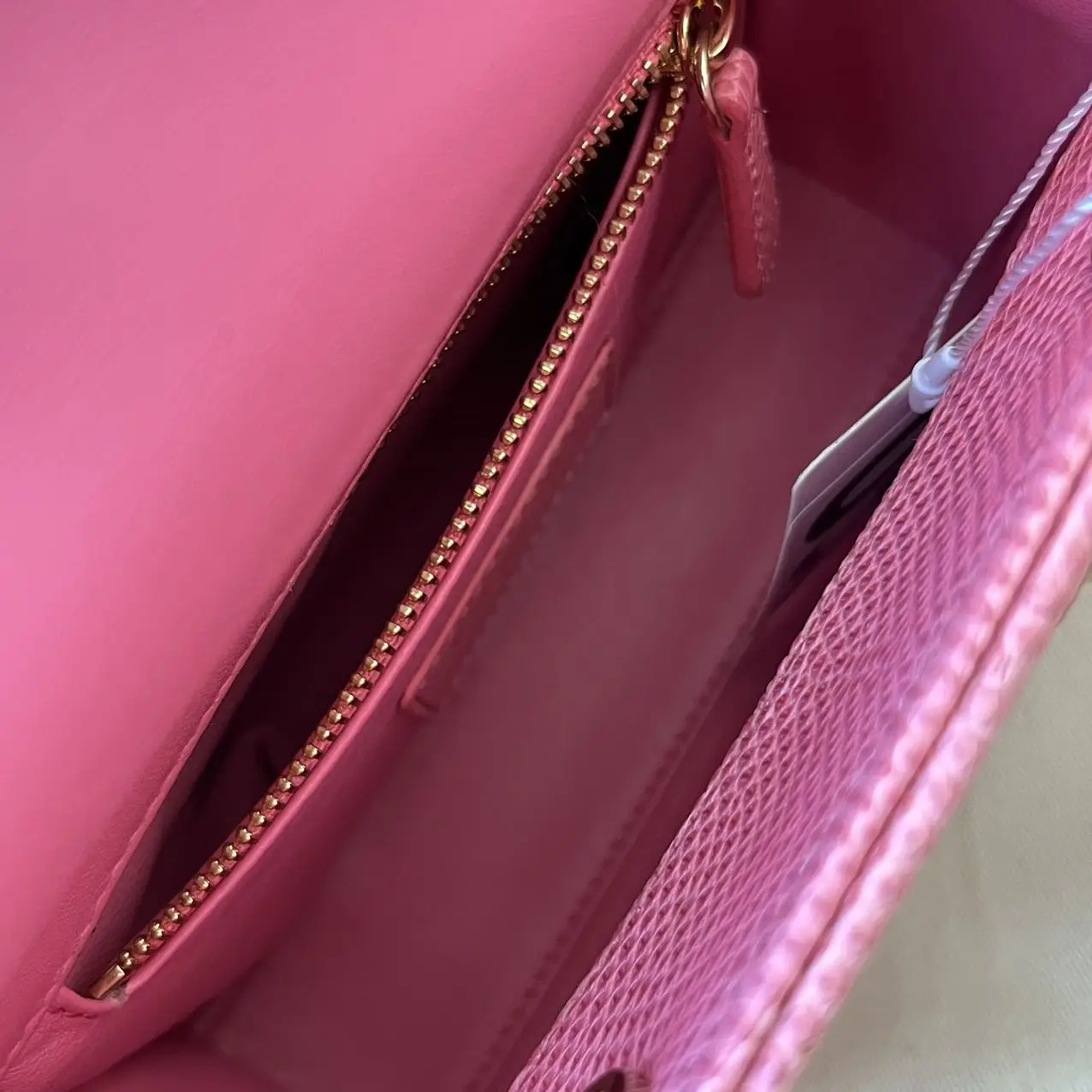 DIOR Mini Lady Dior Pink Python Leather Bag DIOR Mini Lady Dior Pink Python Leather Bag