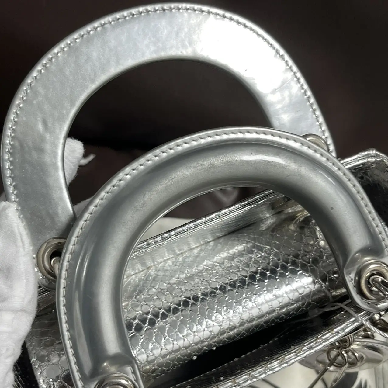 DIOR Mini Lady Dior Bag Python Leather Limited Version DIOR Mini Lady Dior Bag Python Leather Limited Version