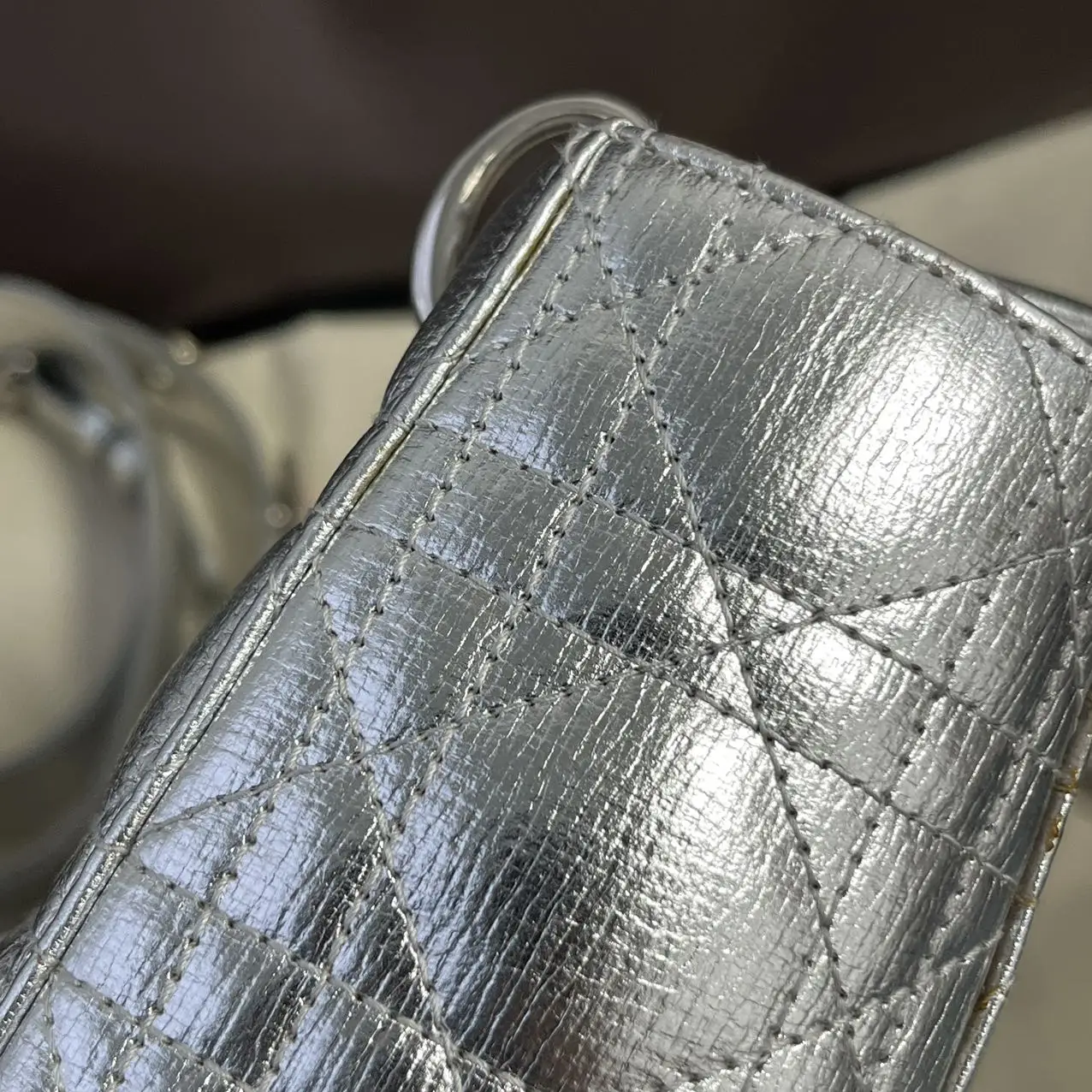 DIOR Small Lady Dior Metallic Grained Calfskin My ABC Bag DIOR Small Lady Dior Metallic Grained Calfskin My ABC Bag