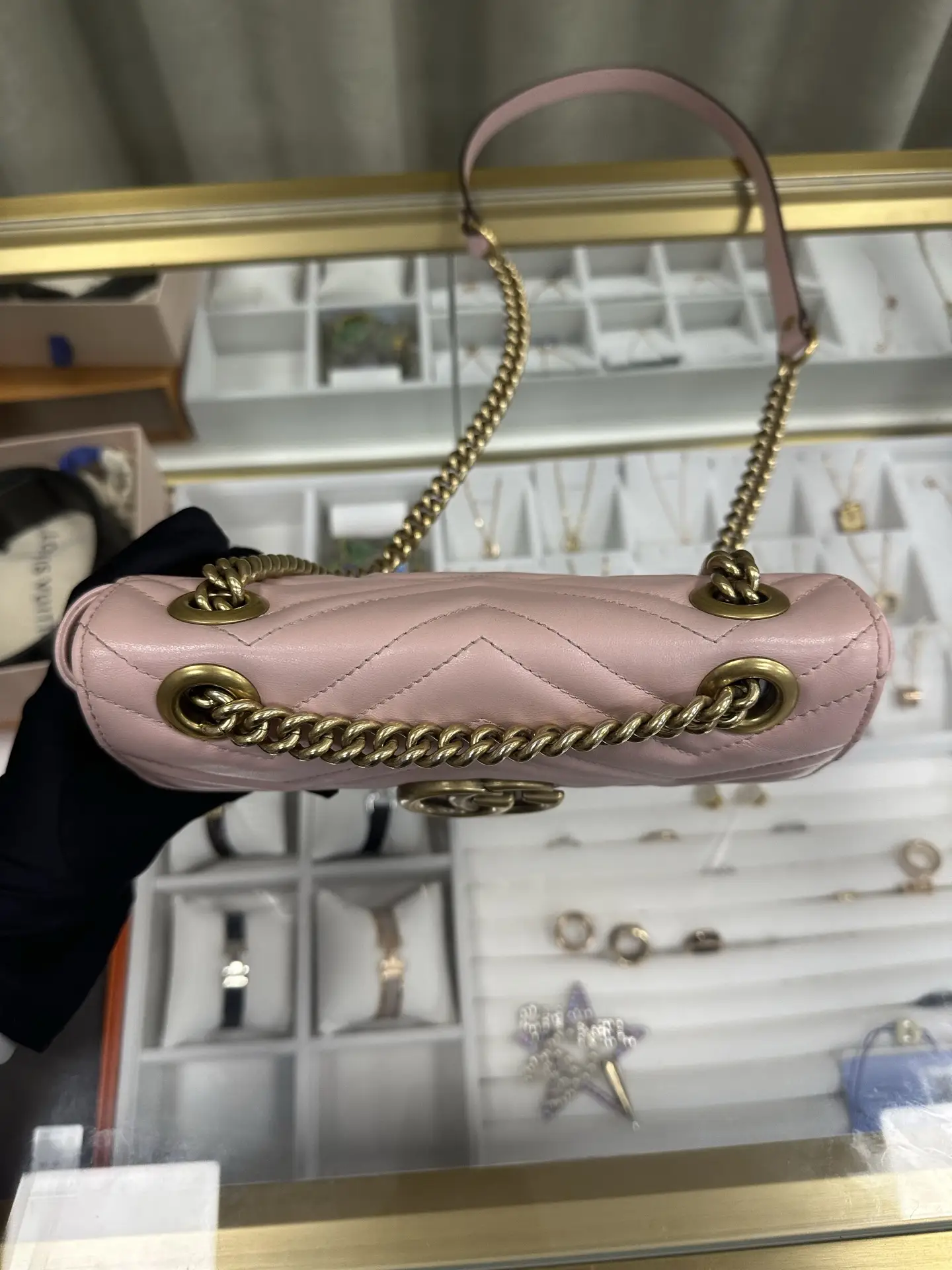 GUCCI GG Marmont Bag Small Pink GUCCI GG Marmont Bag Small Pink