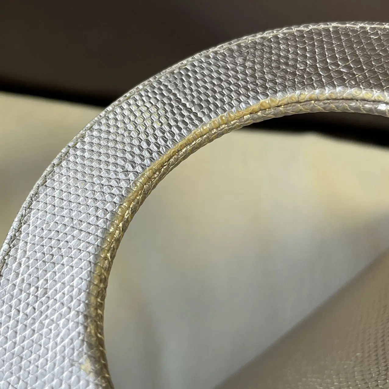 DIOR Small Lady Dior Bag Lizard Leather Gold DIOR Small Lady Dior Bag Lizard Leather Gold