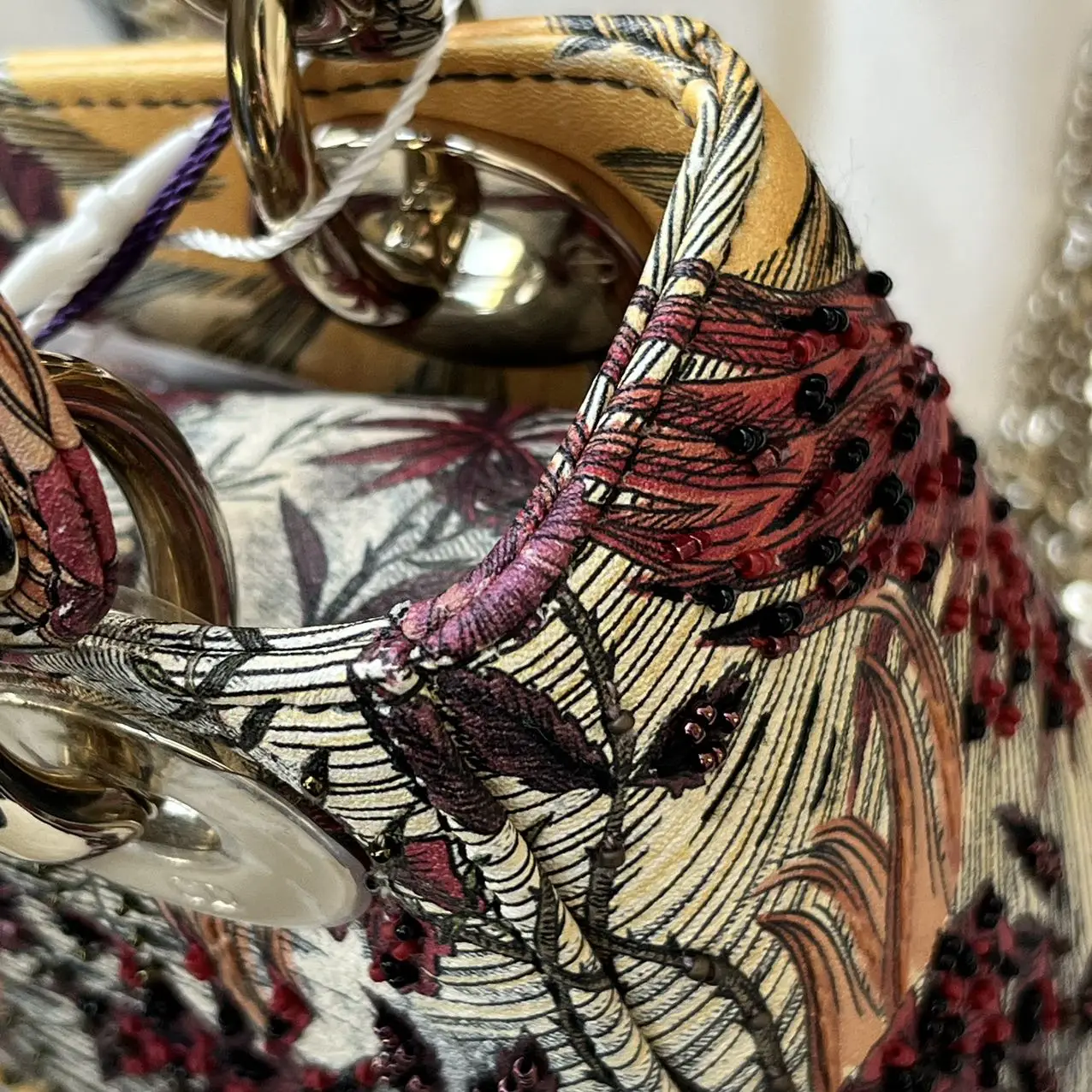 Dior Lady Dior Mini Bag Phoenix Print Dior Lady Dior Mini Bag Phoenix Print