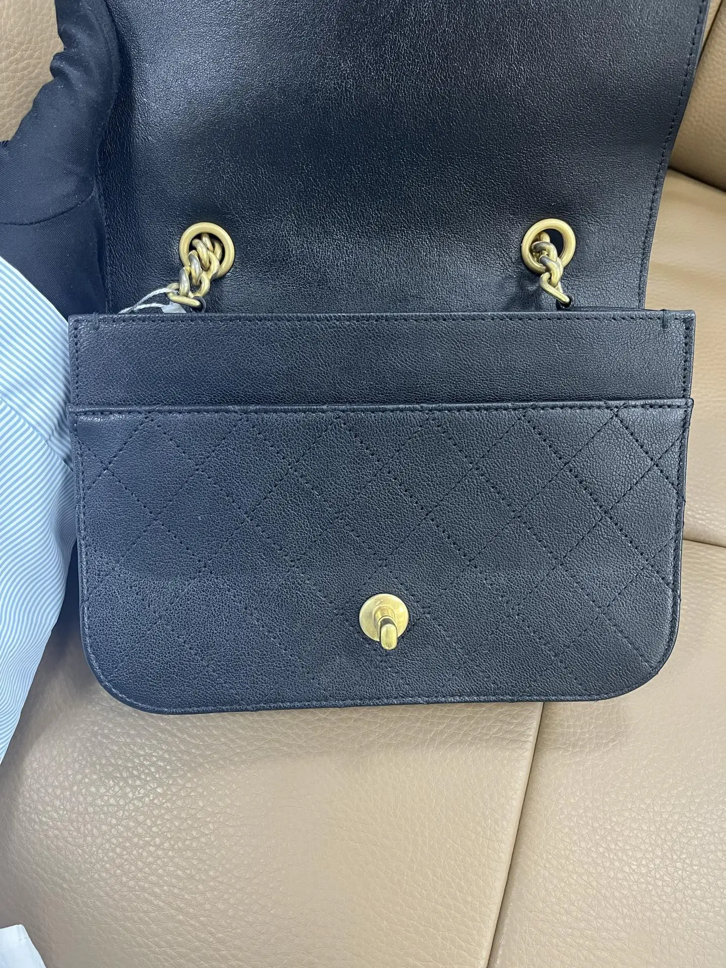 Chanel Coco Mark Chain Shoulder Bag Black Chanel Coco Mark Chain Shoulder Bag Black