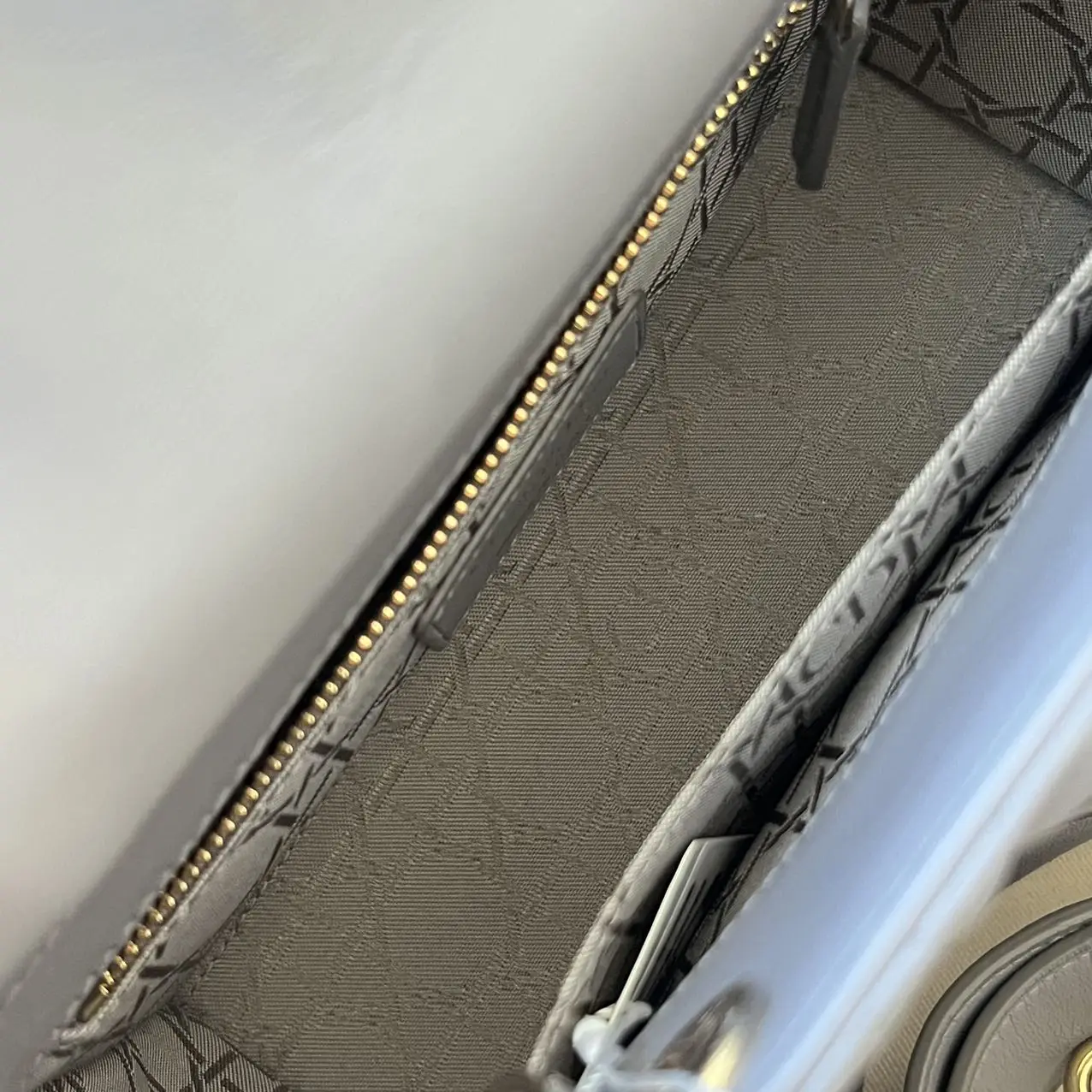 DIOR Small Lady Dior Bag Grey Lambskin DIOR Small Lady Dior Bag Grey Lambskin