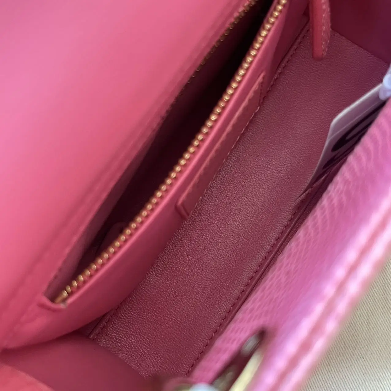 DIOR Mini Lady Dior Pink Python Leather Bag DIOR Mini Lady Dior Pink Python Leather Bag