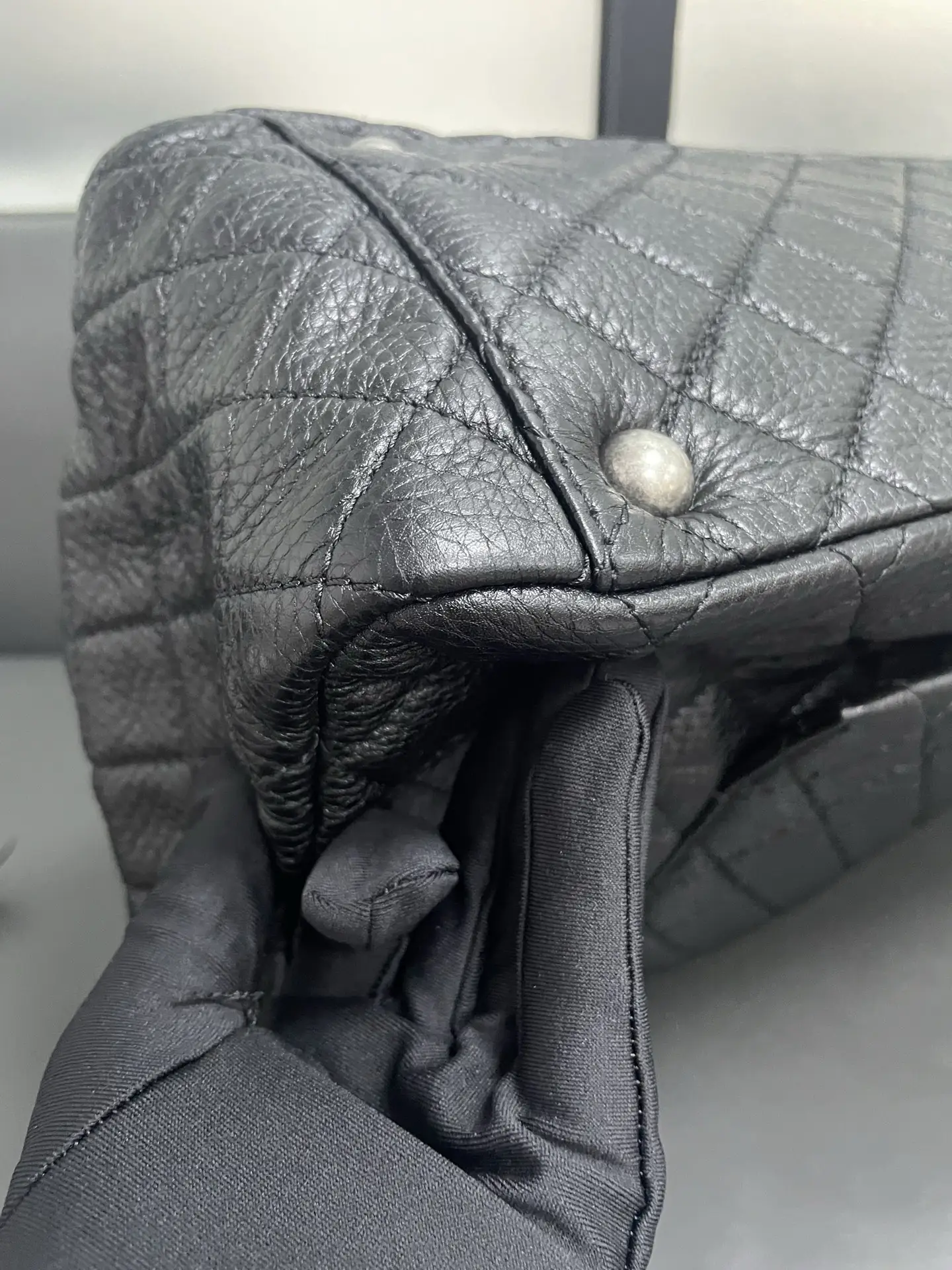 Chanel Black Calfskin Quilted XXL Travel Flap Bag New With Receipt Chanel Black Calfskin Quilted XXL Travel Flap Bag New With Receipt