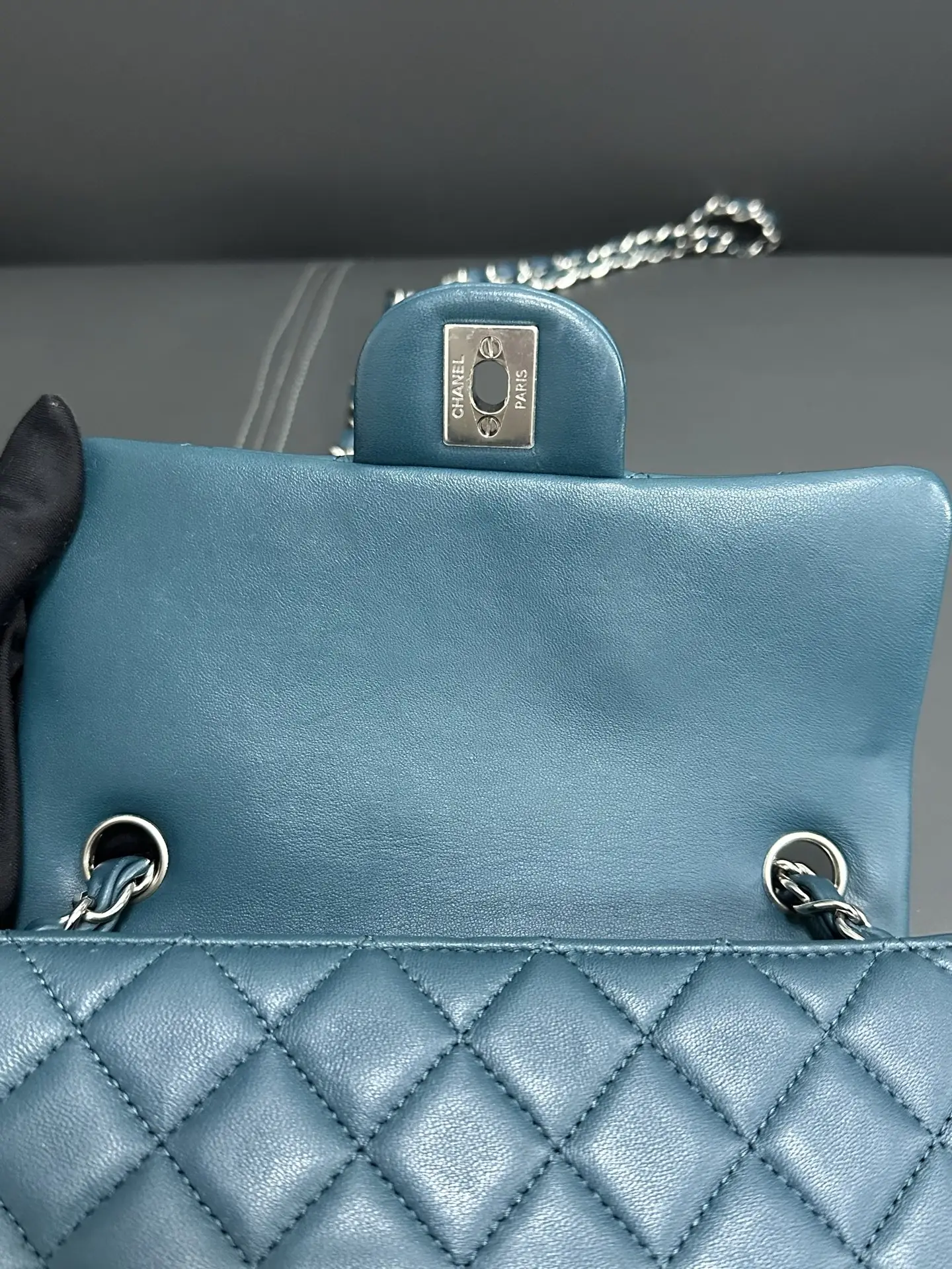 CHANEL Malachite Quilted Lambskin Mini Rectangular Classic Flap CHANEL Malachite Quilted Lambskin Mini Rectangular Classic Flap