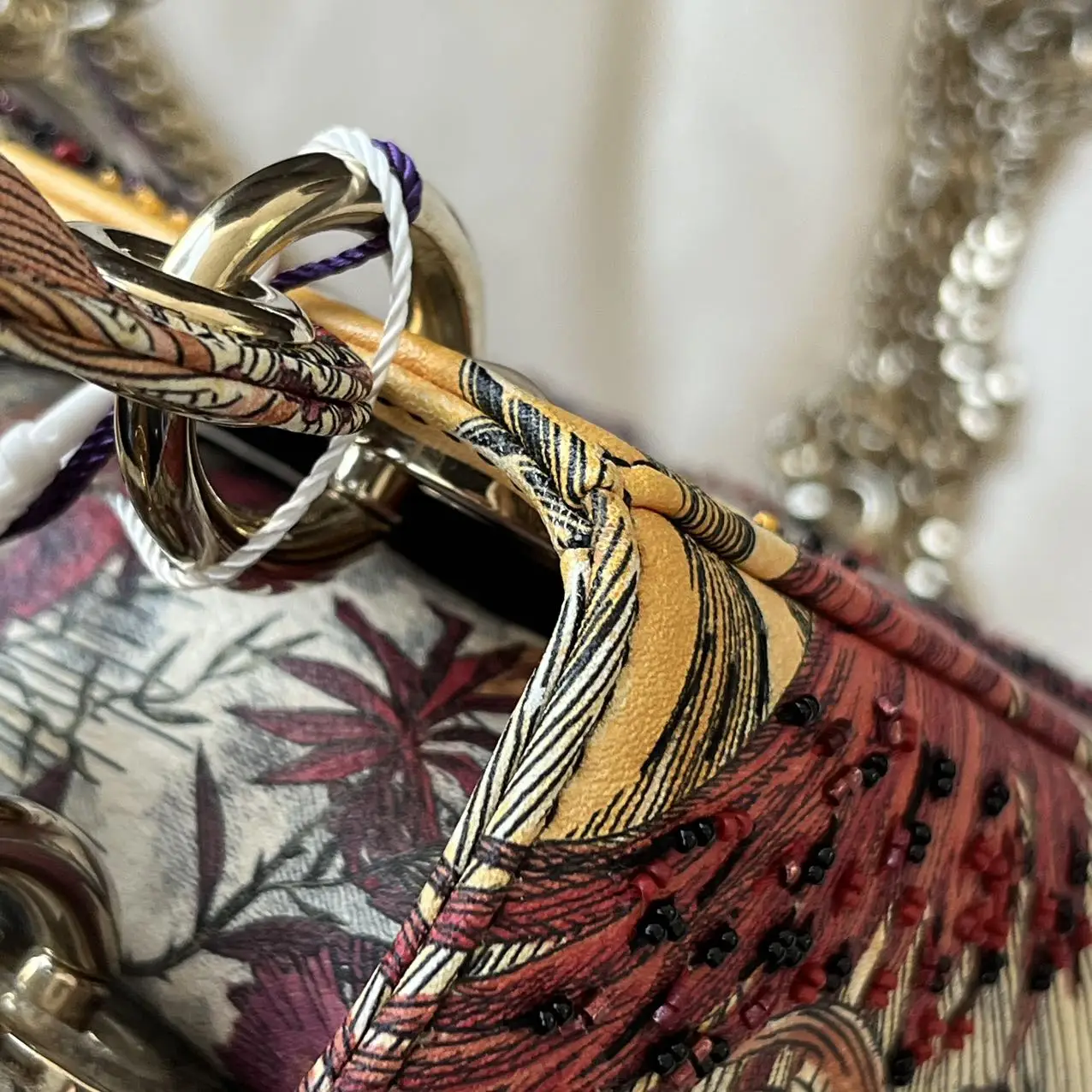 Dior Lady Dior Mini Bag Phoenix Print Dior Lady Dior Mini Bag Phoenix Print