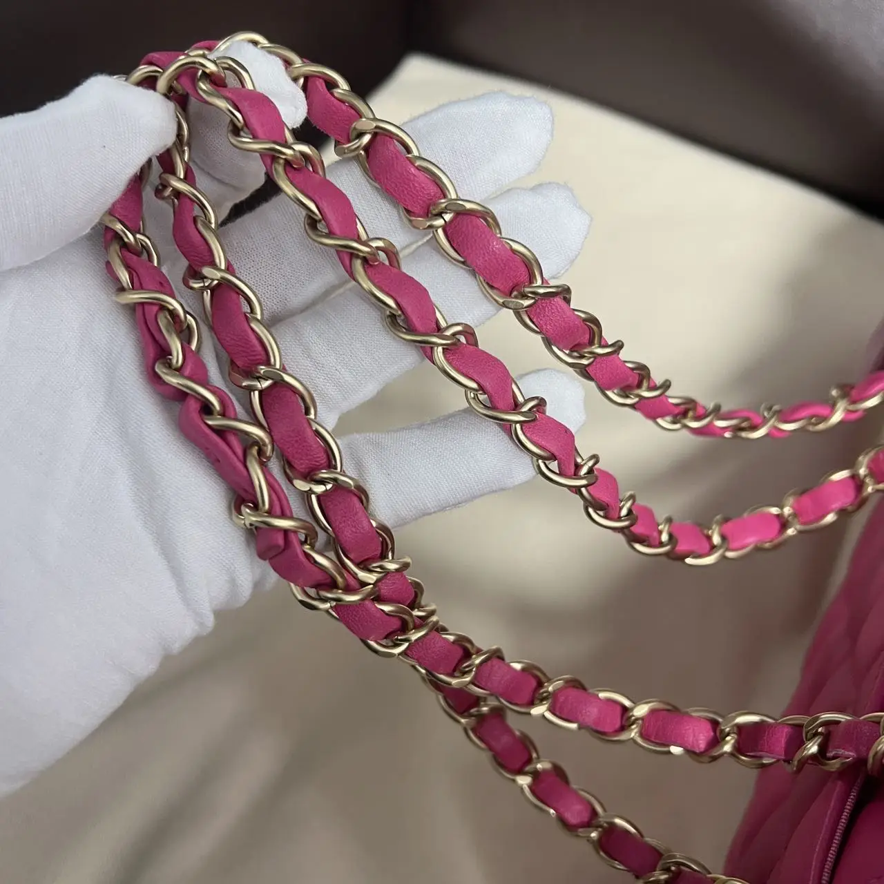 CHANEL Classic Flap Bag Small Pink Quilted Lambskin Bag Seasonal Collection New CHANEL Classic Flap Bag Small Pink Quilted Lambskin Bag Seasonal Collection New