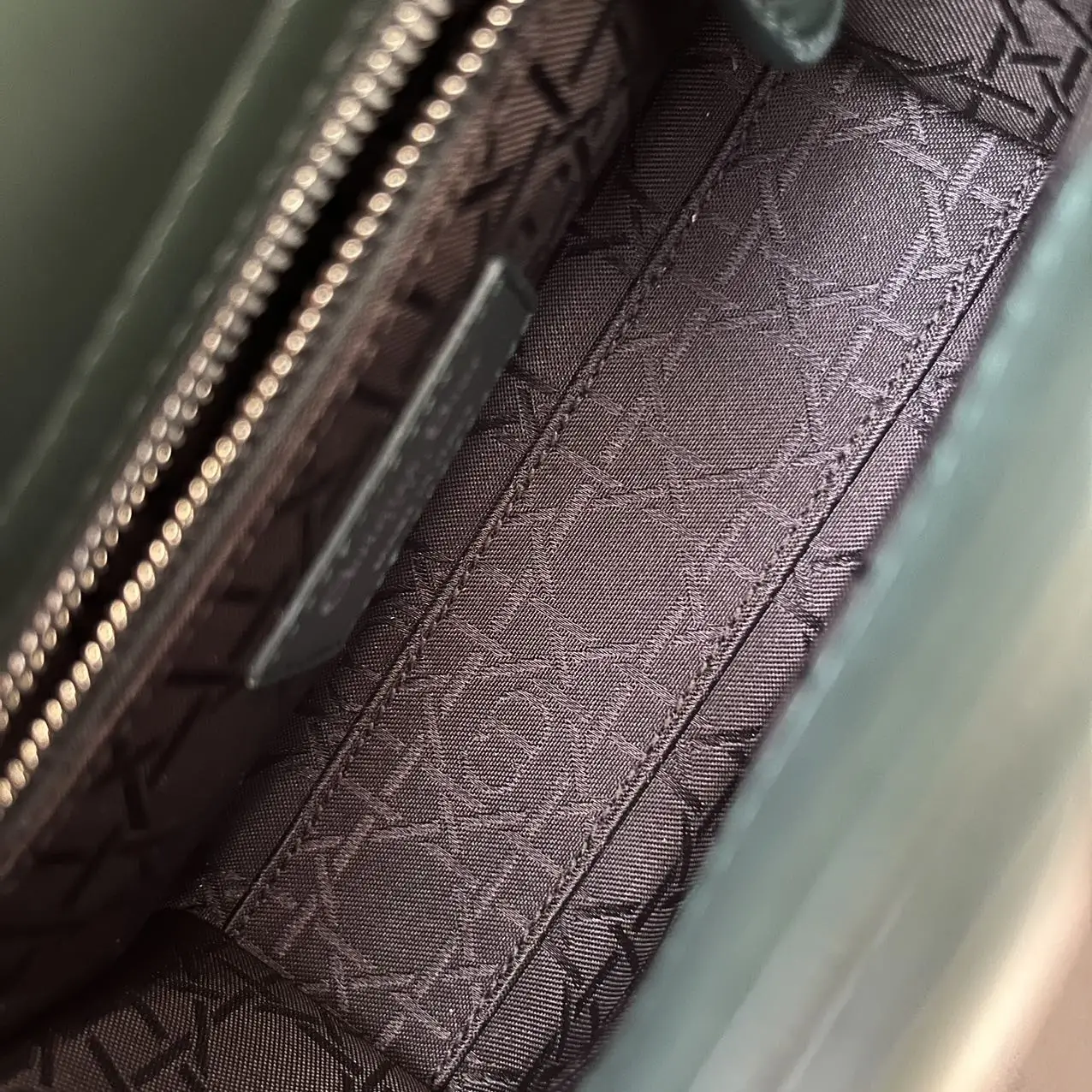 DIOR Mini Lady Dior Bag Forest Green Lambskin DIOR Mini Lady Dior Bag Forest Green Lambskin