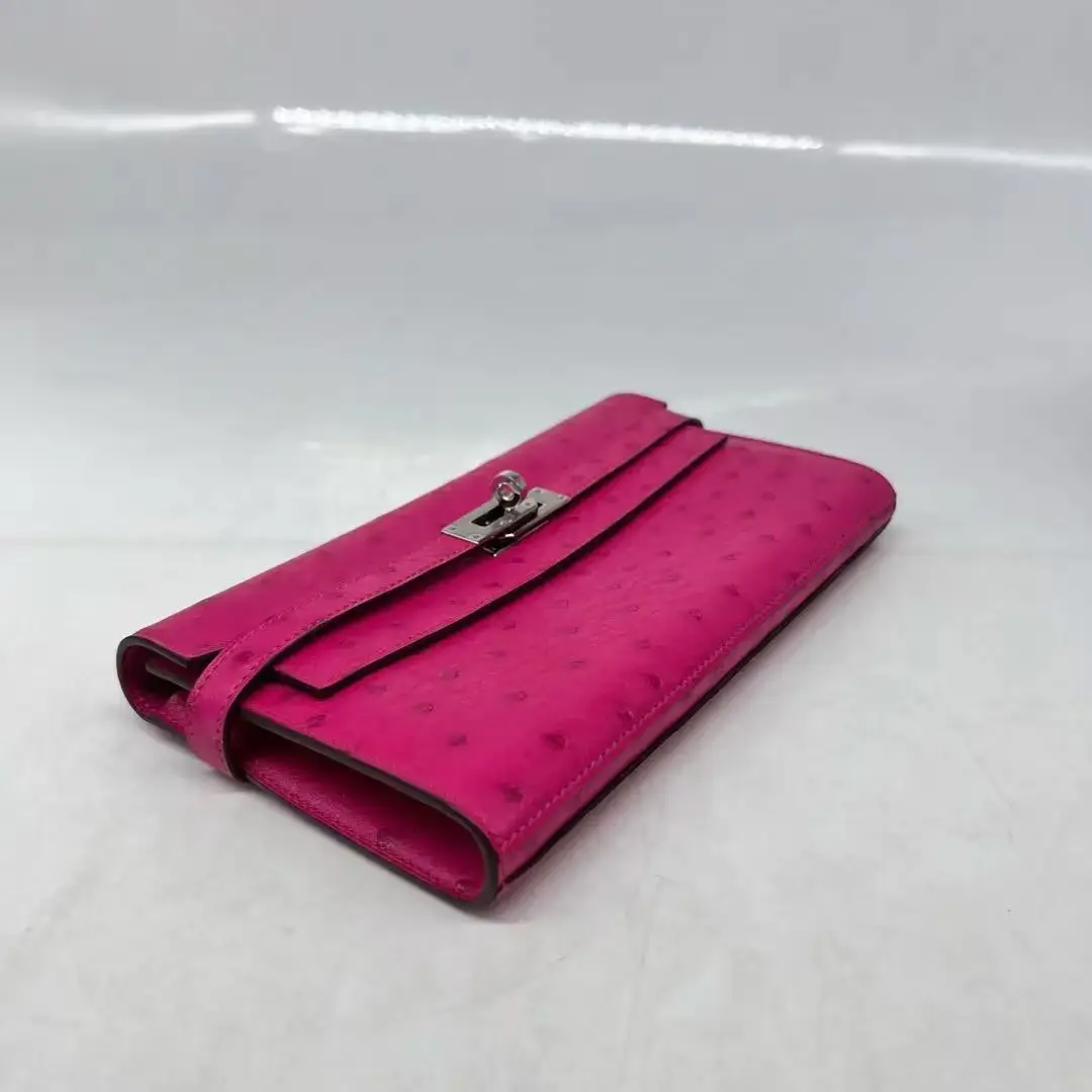 Hermès Kelly Long Money Holder E5 Rose Tyrien Hermès Kelly Long Money Holder E5 Rose Tyrien