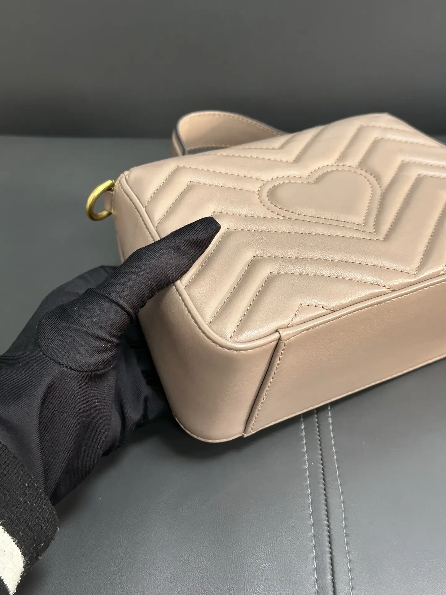 GUCCI GG Marmont Small Top Handle Bag GUCCI GG Marmont Small Top Handle Bag