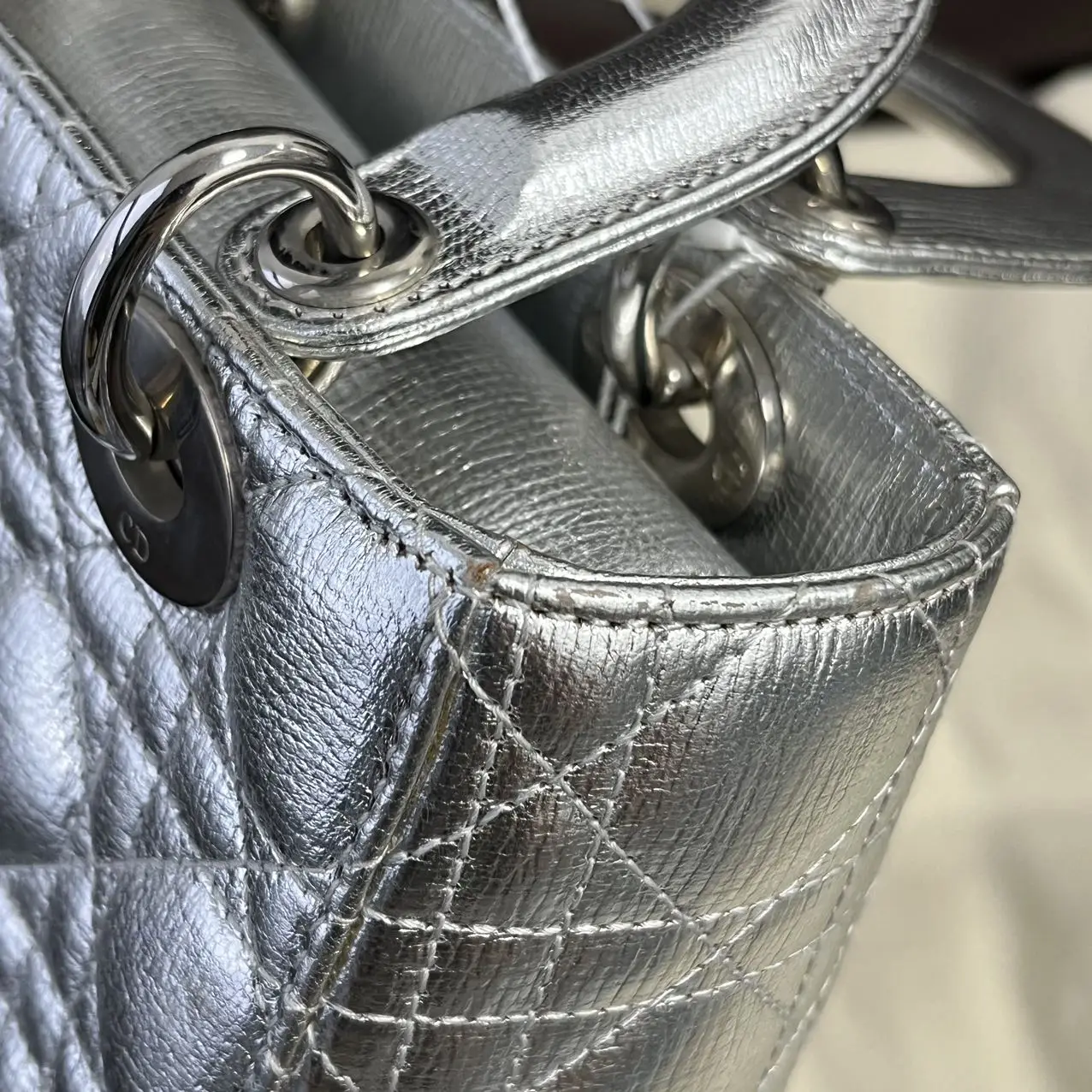 DIOR Small Lady Dior Metallic Grained Calfskin My ABC Bag DIOR Small Lady Dior Metallic Grained Calfskin My ABC Bag