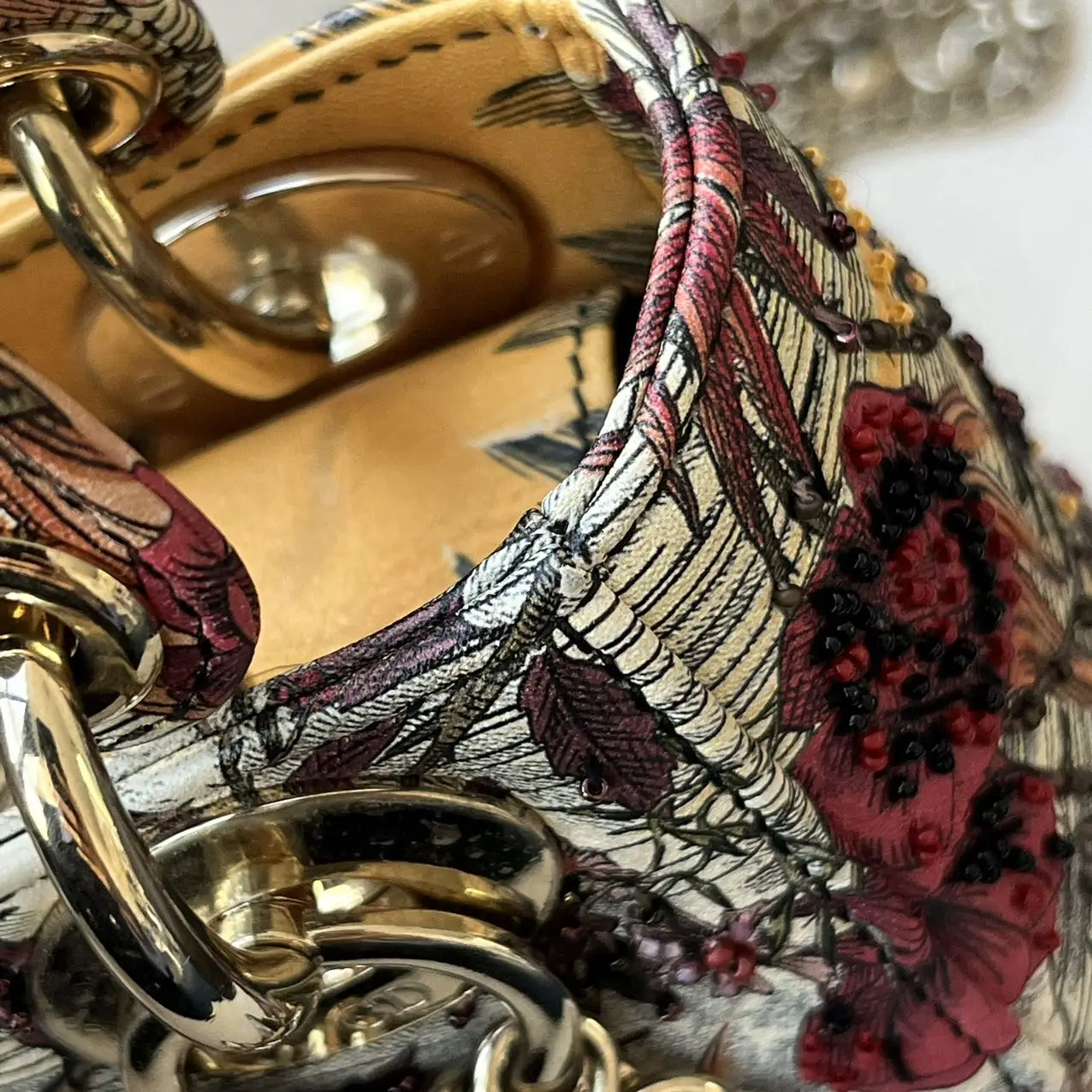 Dior Lady Dior Mini Bag Phoenix Print Dior Lady Dior Mini Bag Phoenix Print