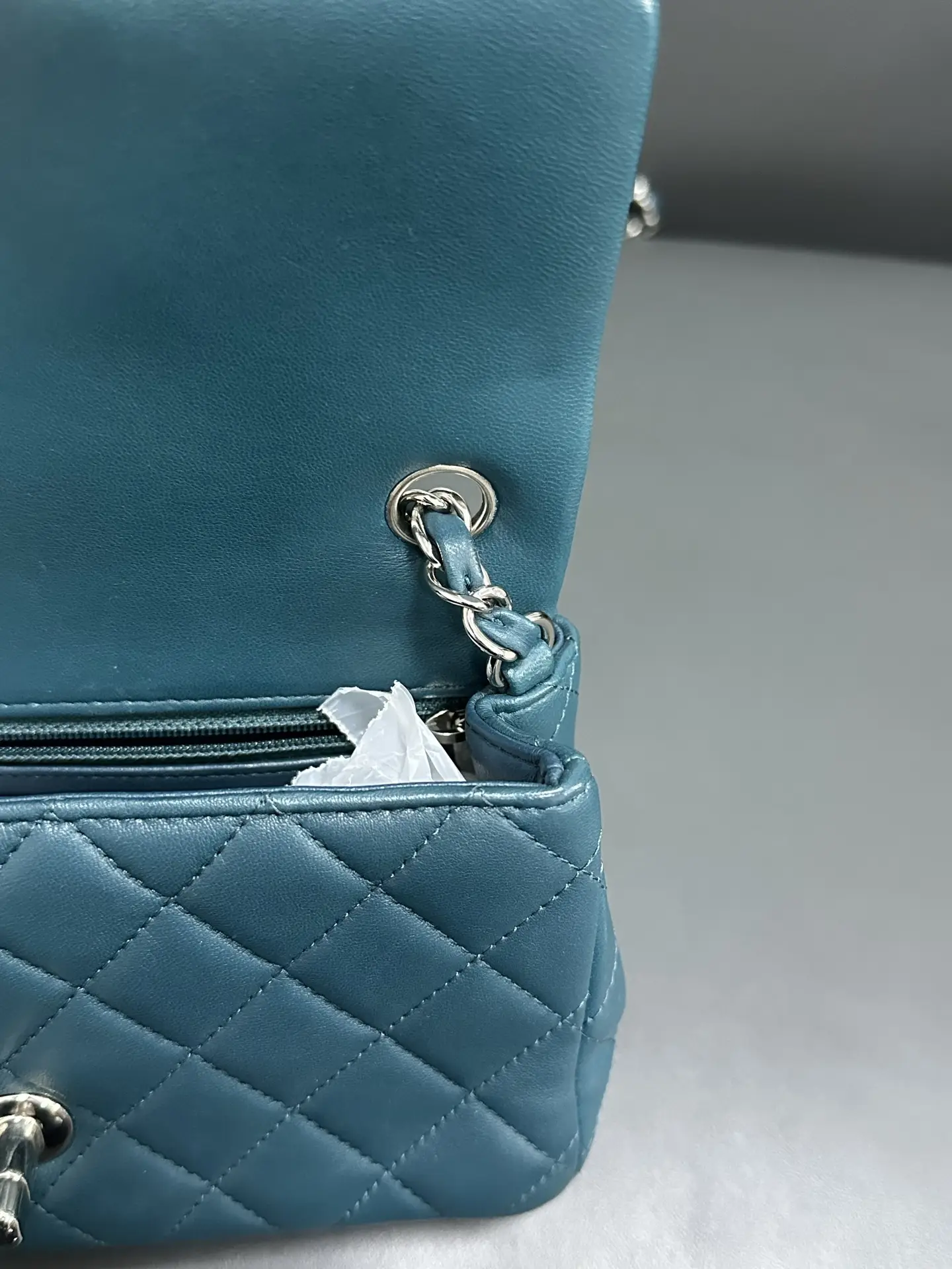 CHANEL Malachite Quilted Lambskin Mini Rectangular Classic Flap CHANEL Malachite Quilted Lambskin Mini Rectangular Classic Flap